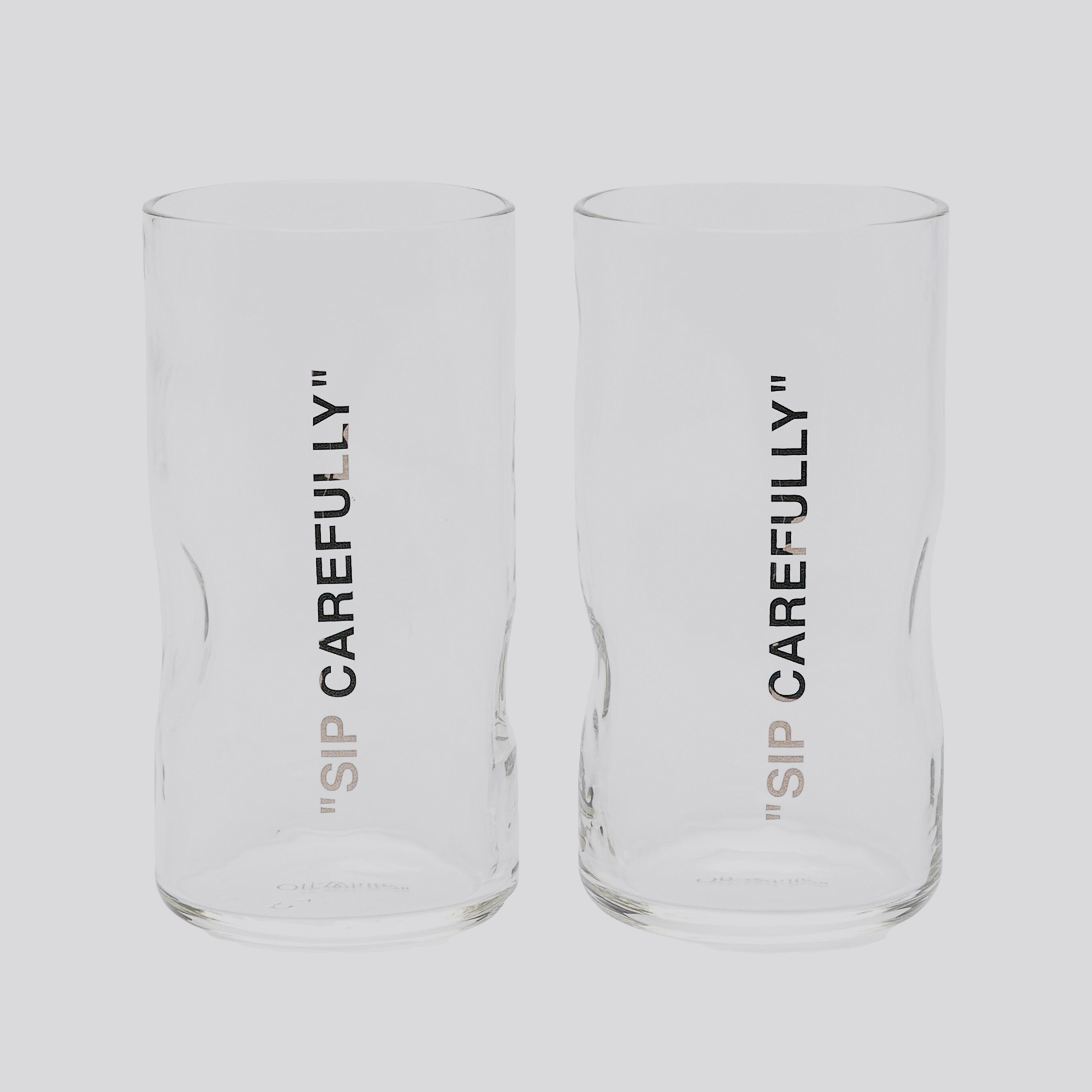 Juego De Vasos De Cóctel Off-White Home Transparente