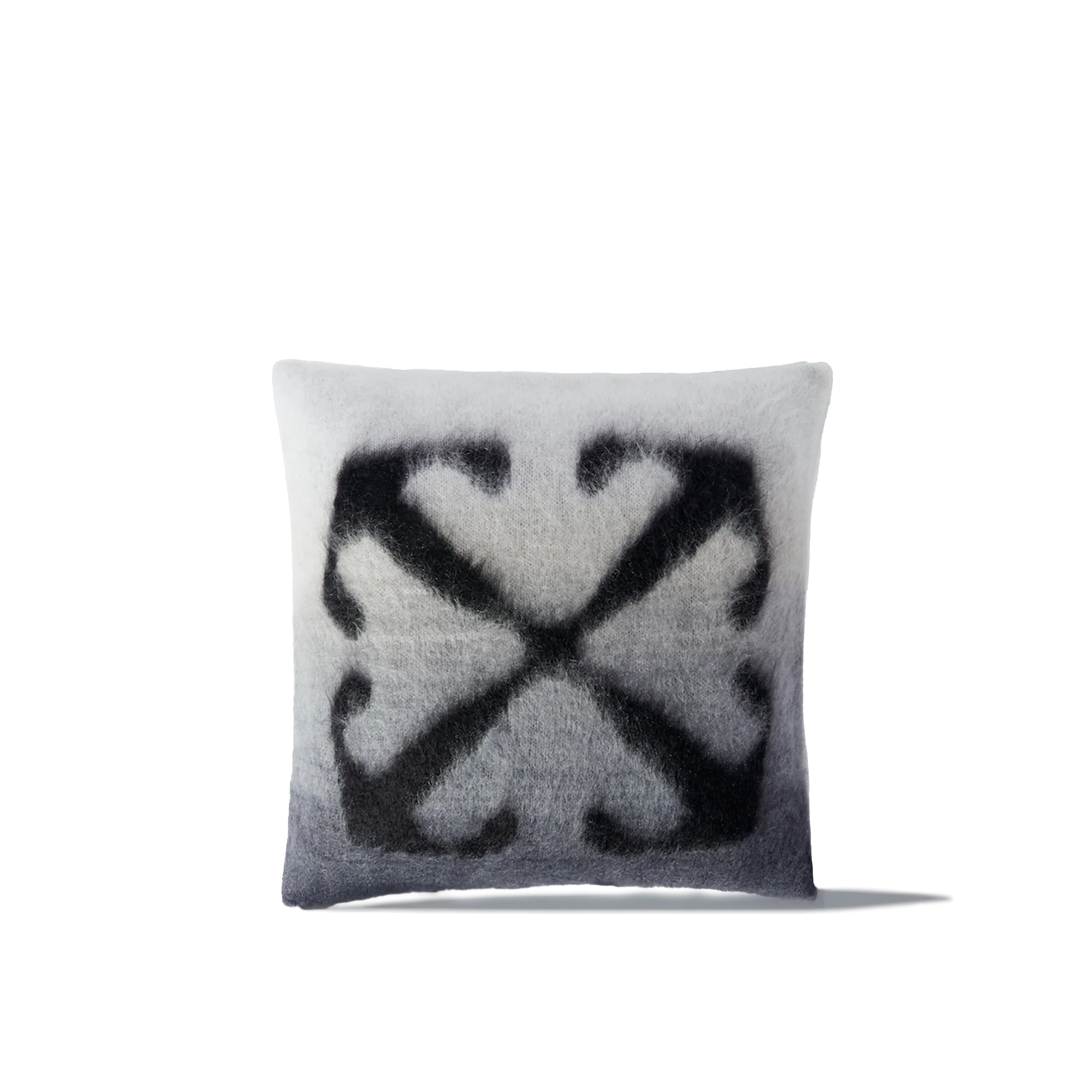 Cojín Mohair Pequeño Off-White Home Beige Azul
