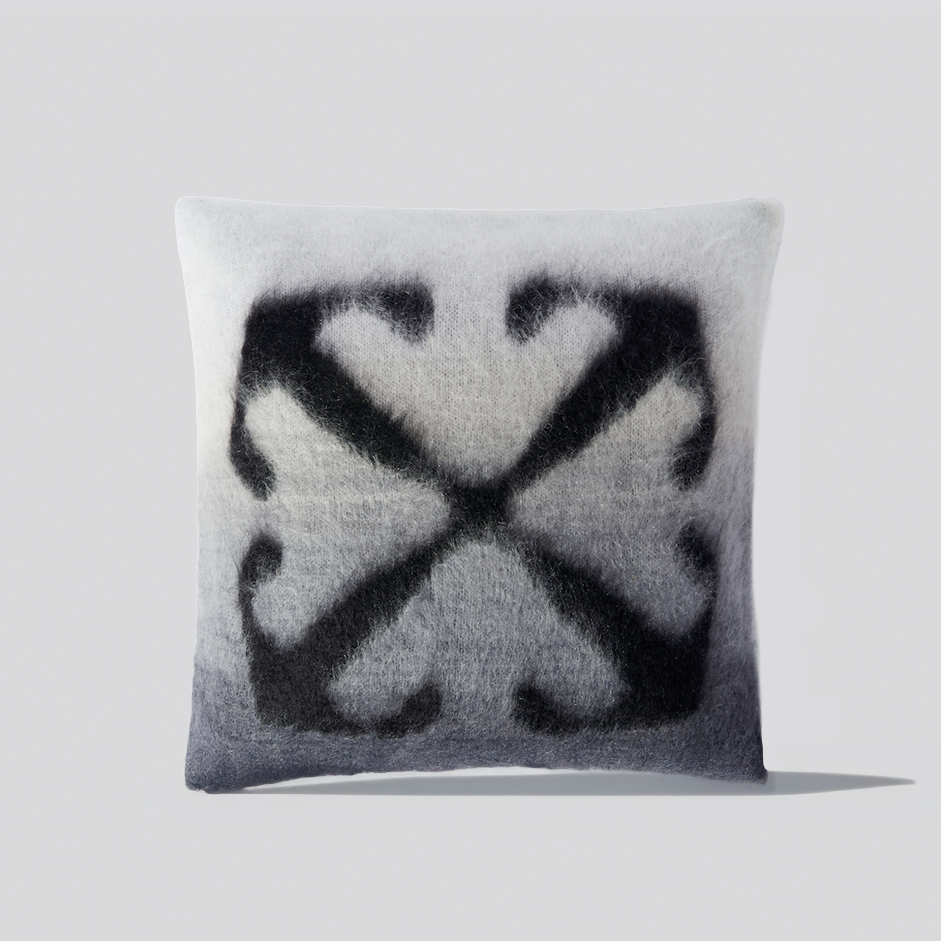 Cojín Mohair Grande Off-White Home Beige Azul