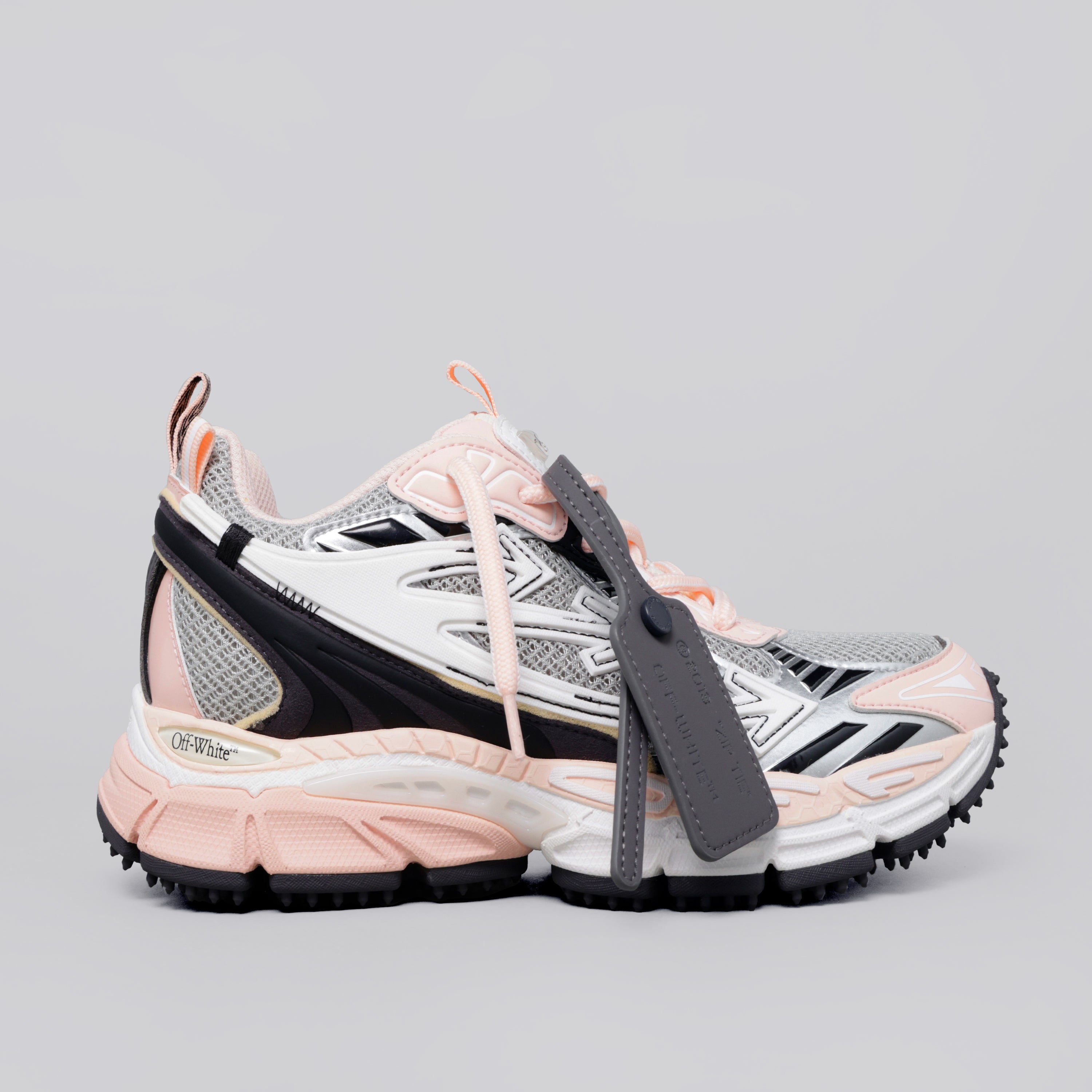 Sneakers Gris Rosa Off-White "Be Right Back"