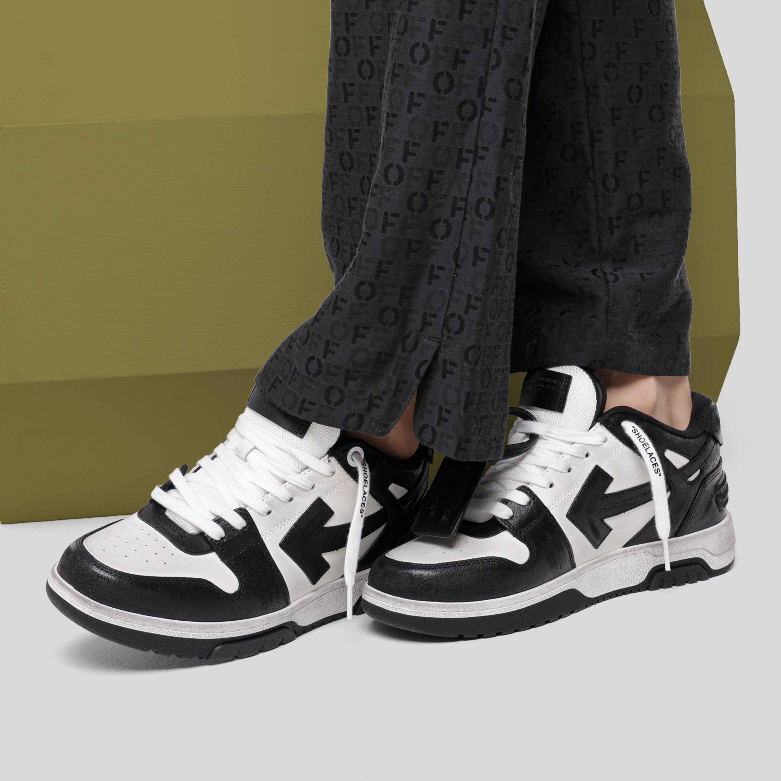 Sneakers Negro Off-White White "OOO" Vintage