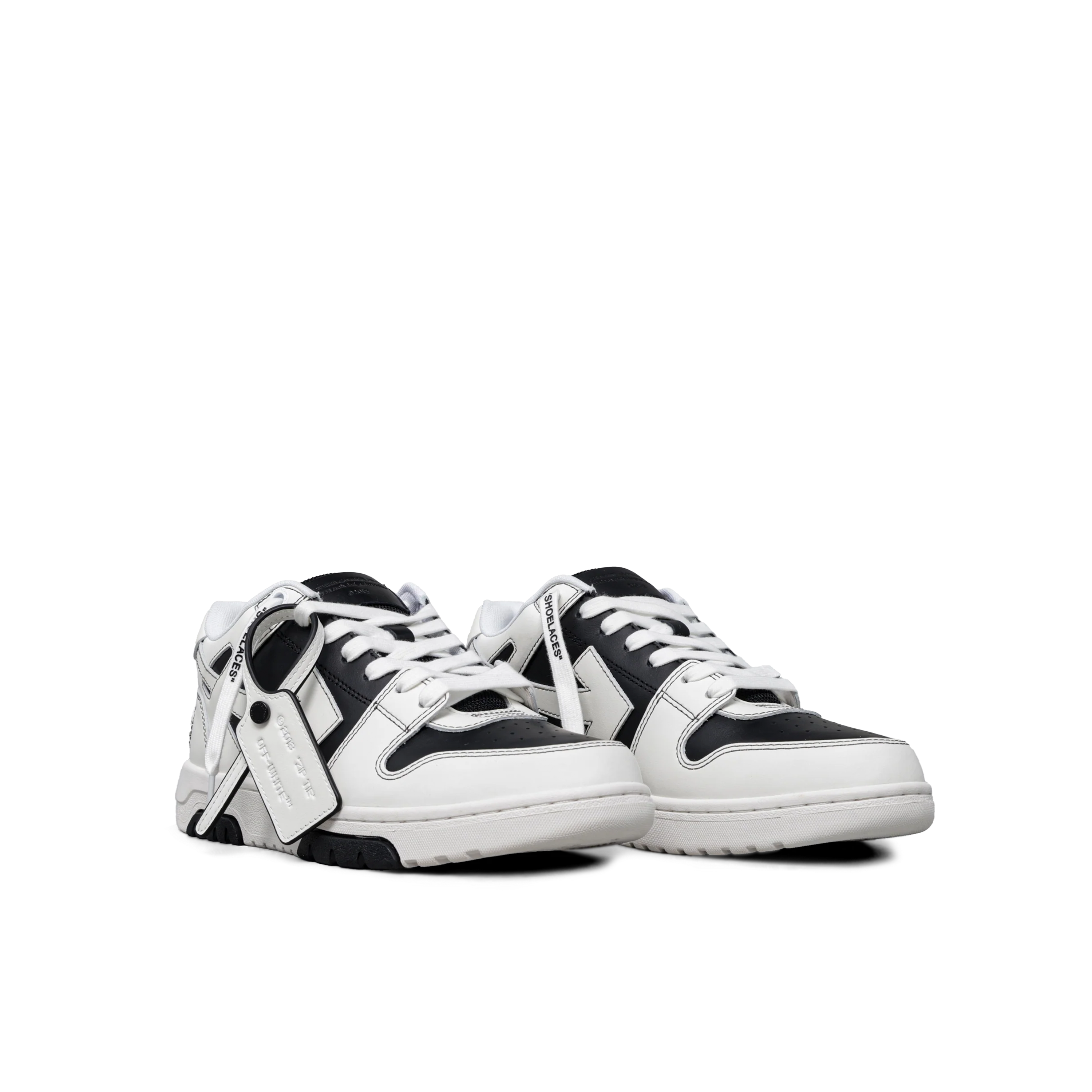 off white white and black