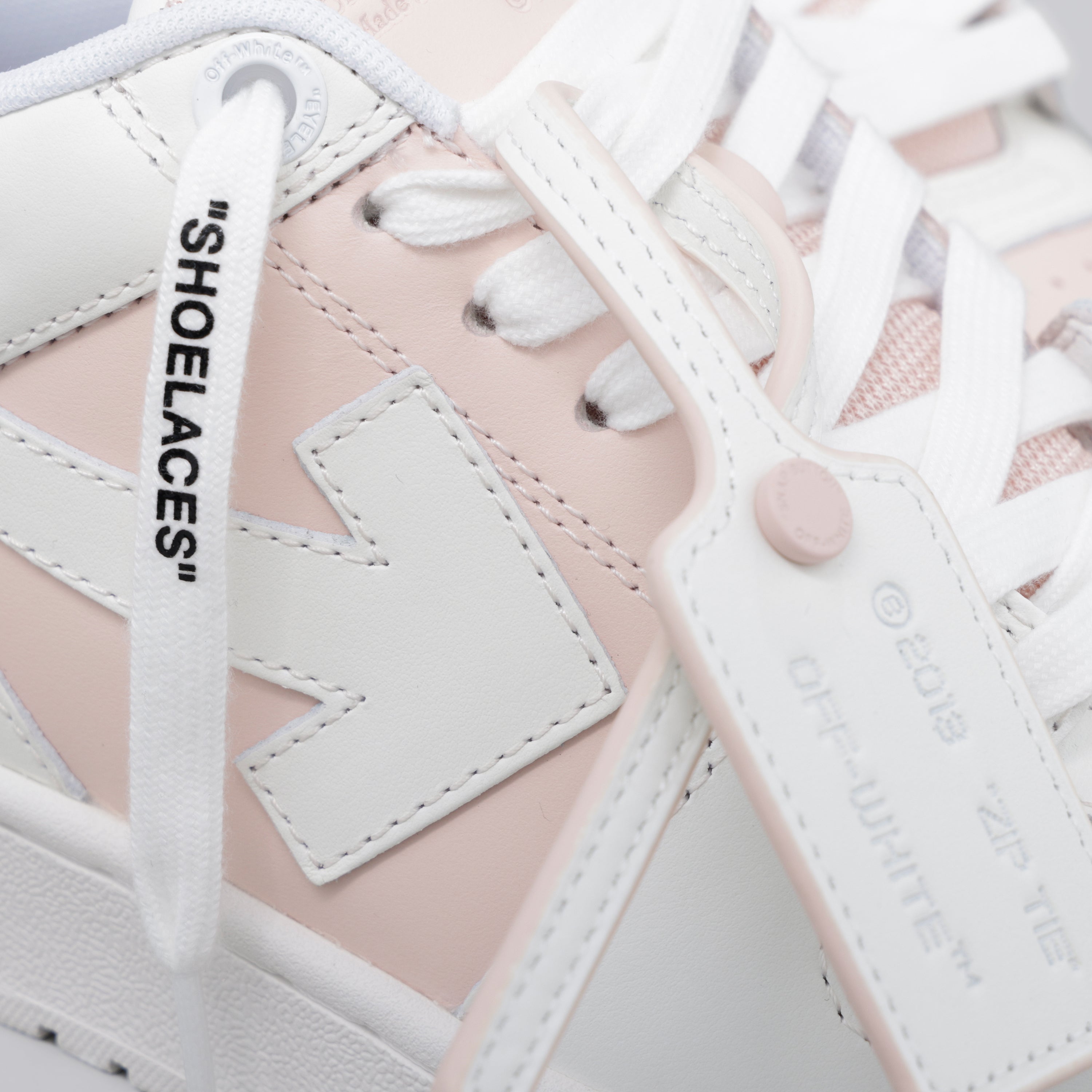 Sneakers Blanco Off-White Nude "OOO"