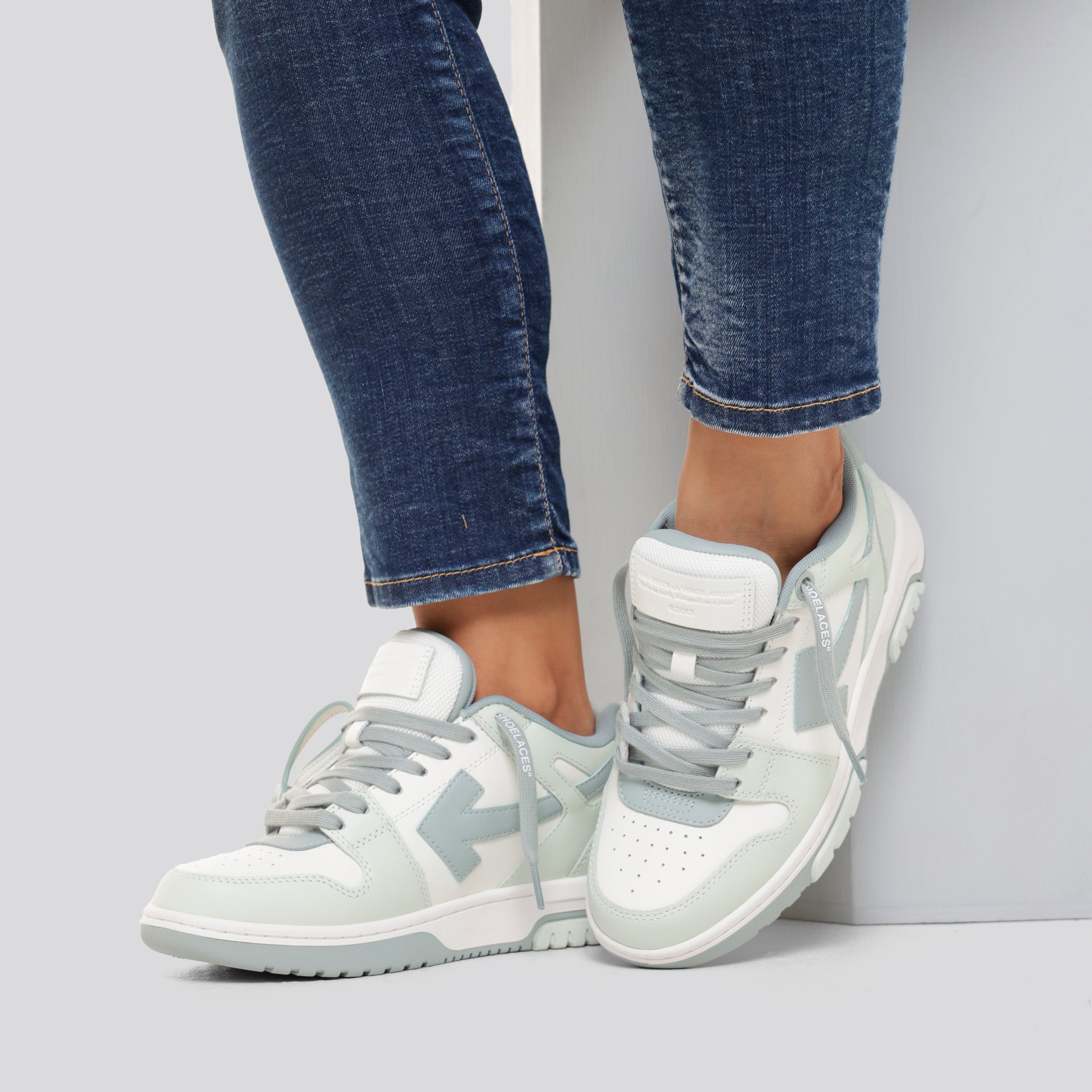 Sneakers Verde Menta Off-White "OOO"