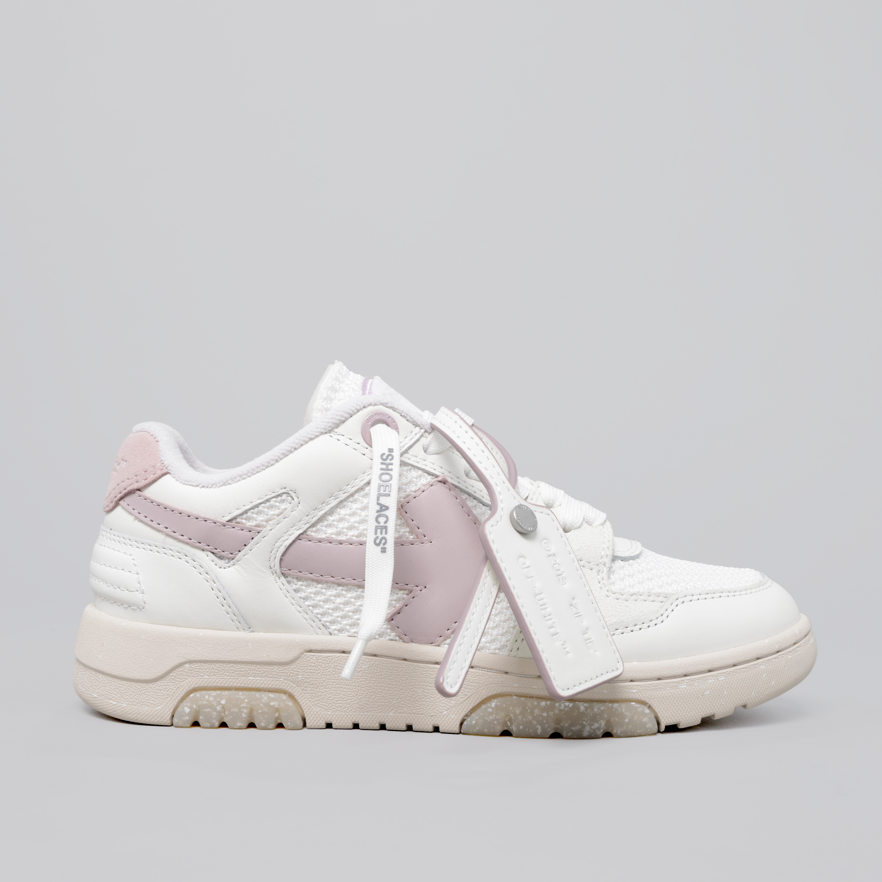 Sneakers Blanco Lila Off-White "OOO" Slim