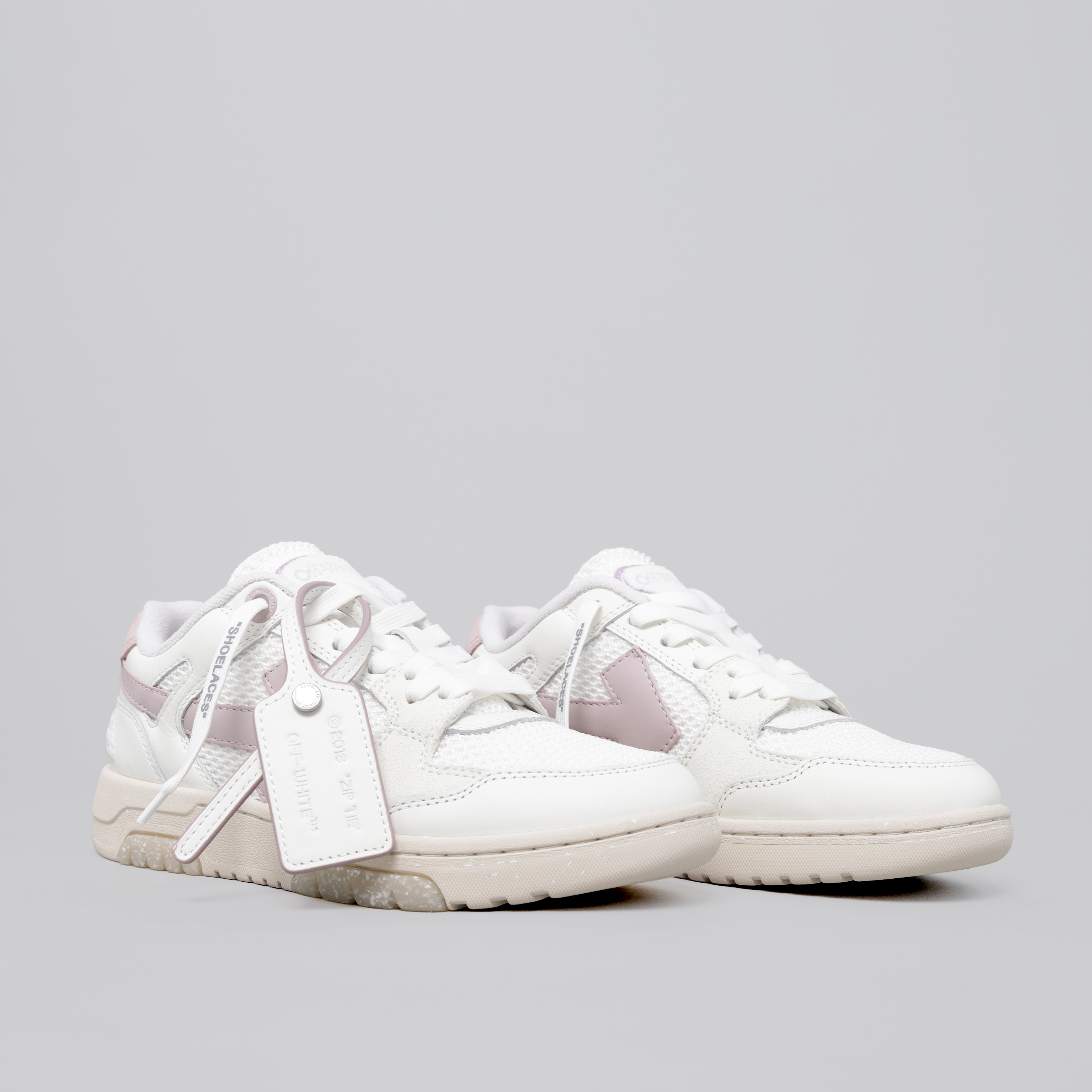 Sneakers Blanco Lila Off-White "OOO" Slim