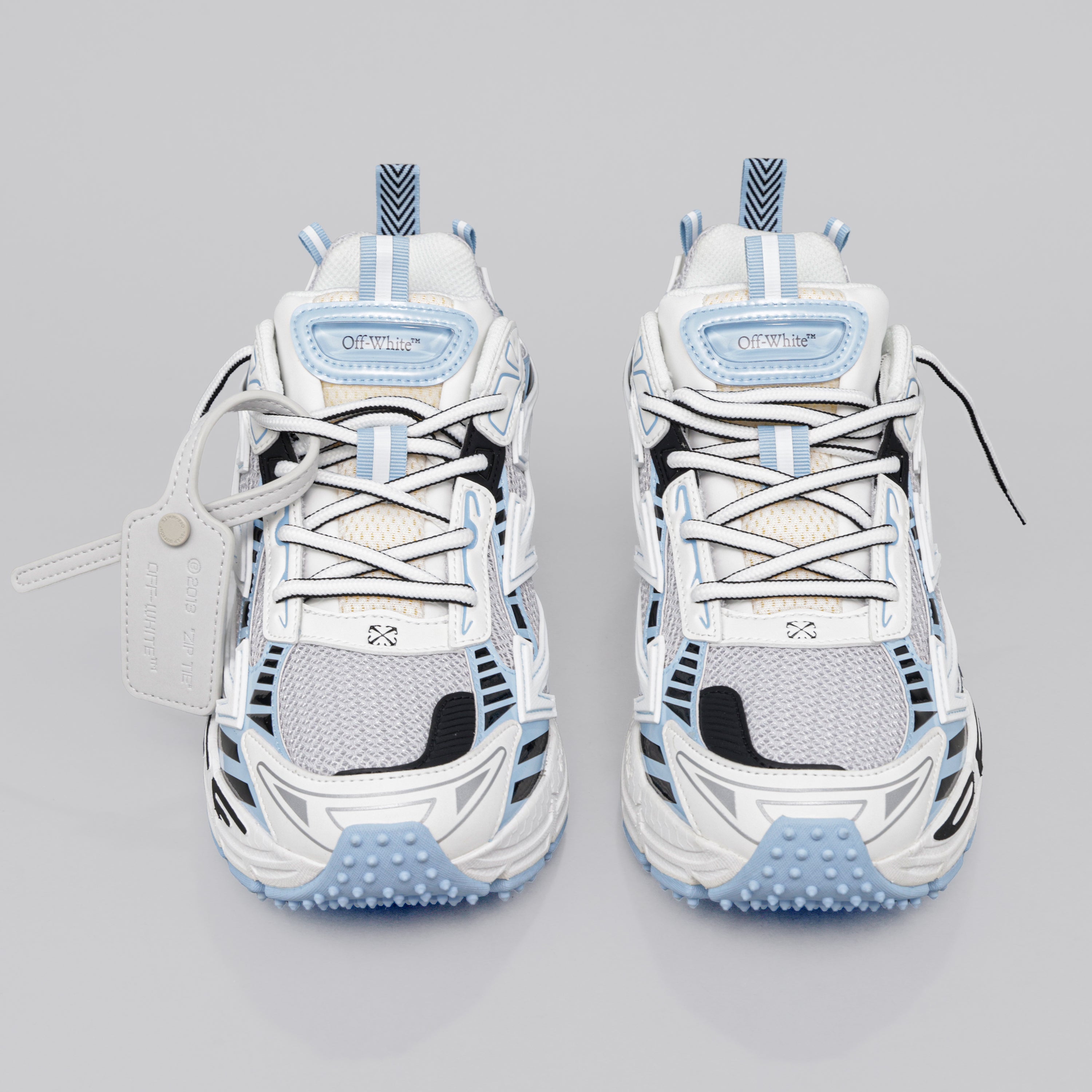 Sneakers Blanco Celeste Off-White "Be Right Back"
