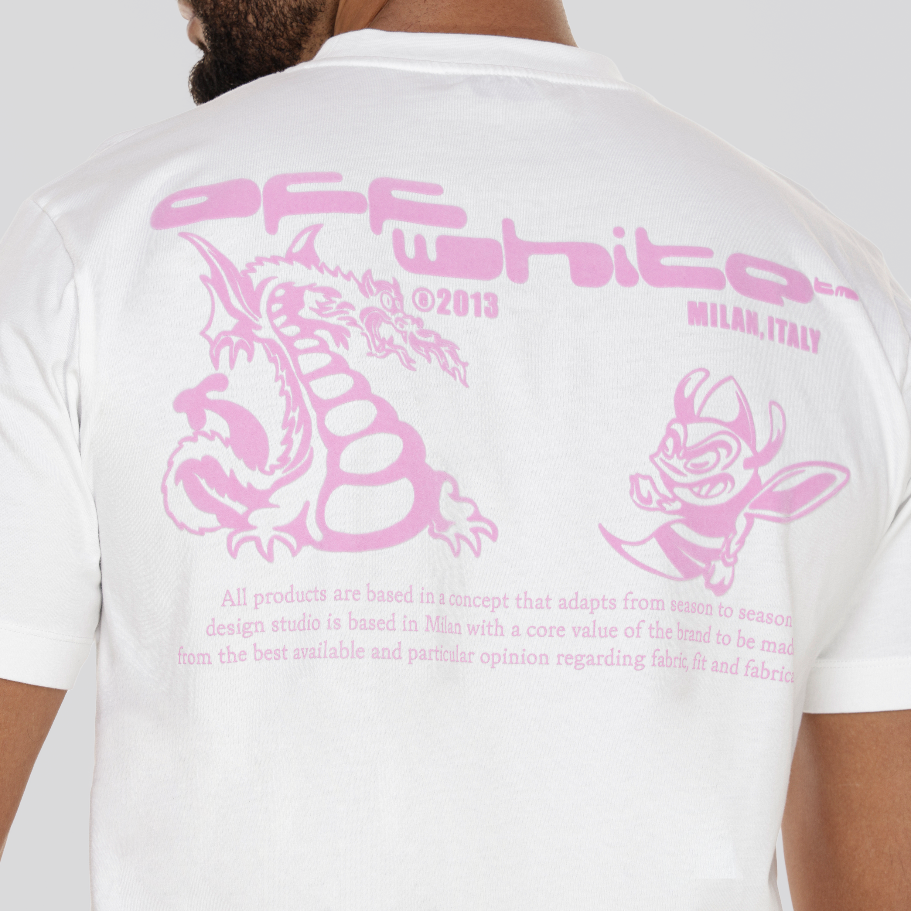 Camiseta Blanca Off-White Dragon Bee