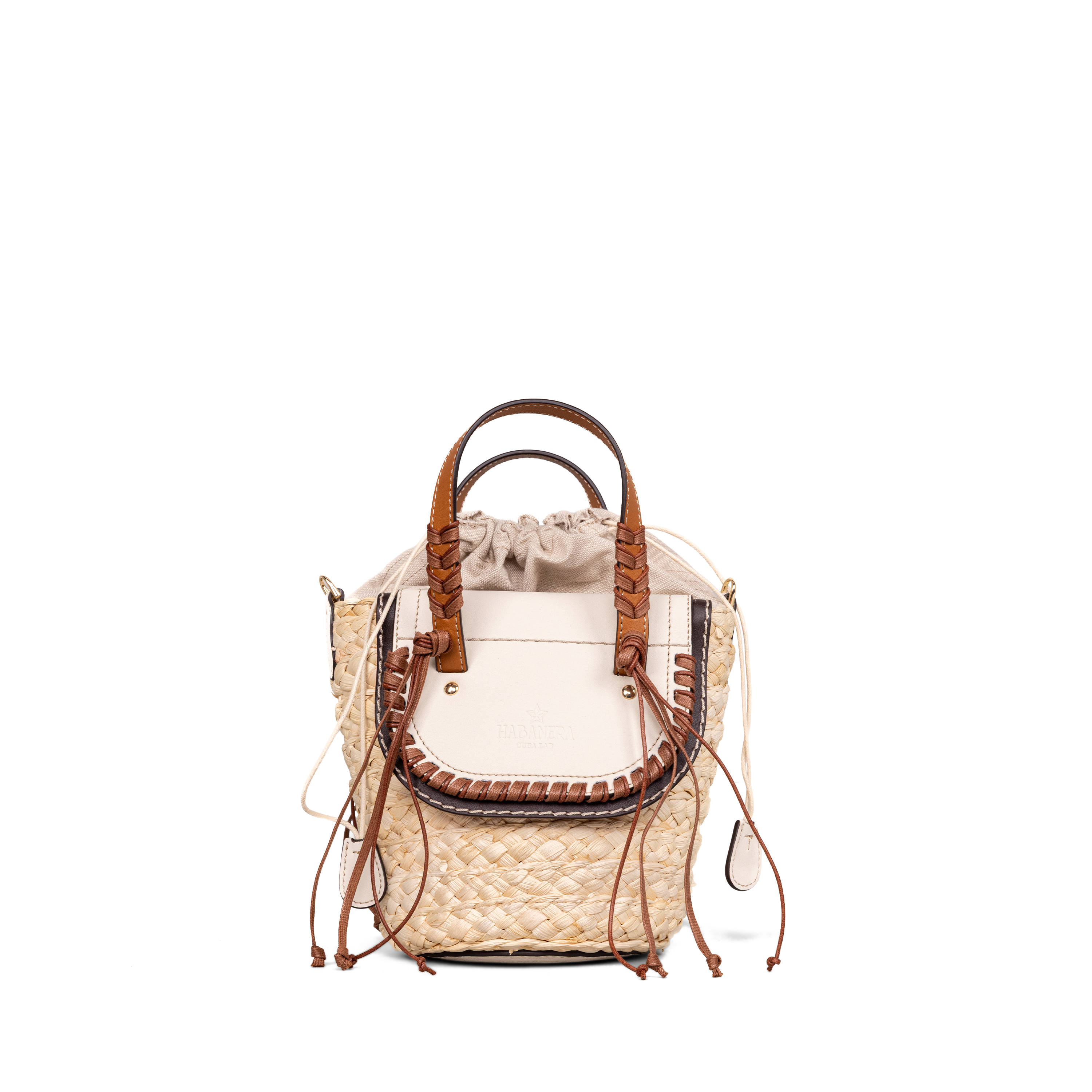 Cartera Beige Cuba Lab Habanera Cuoieria Ebony