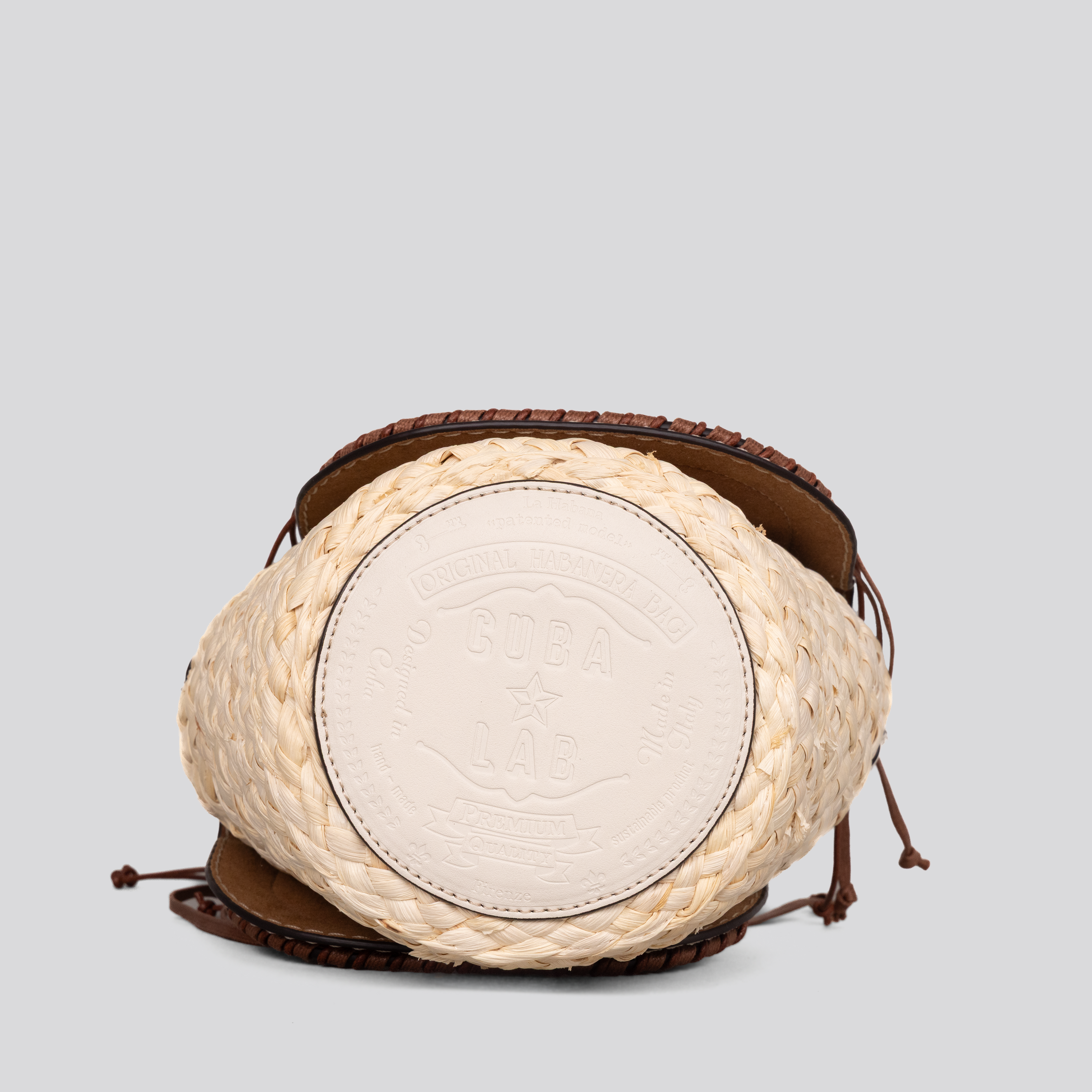 Cartera Beige Cuba Lab Habanera Cuoieria Ebony