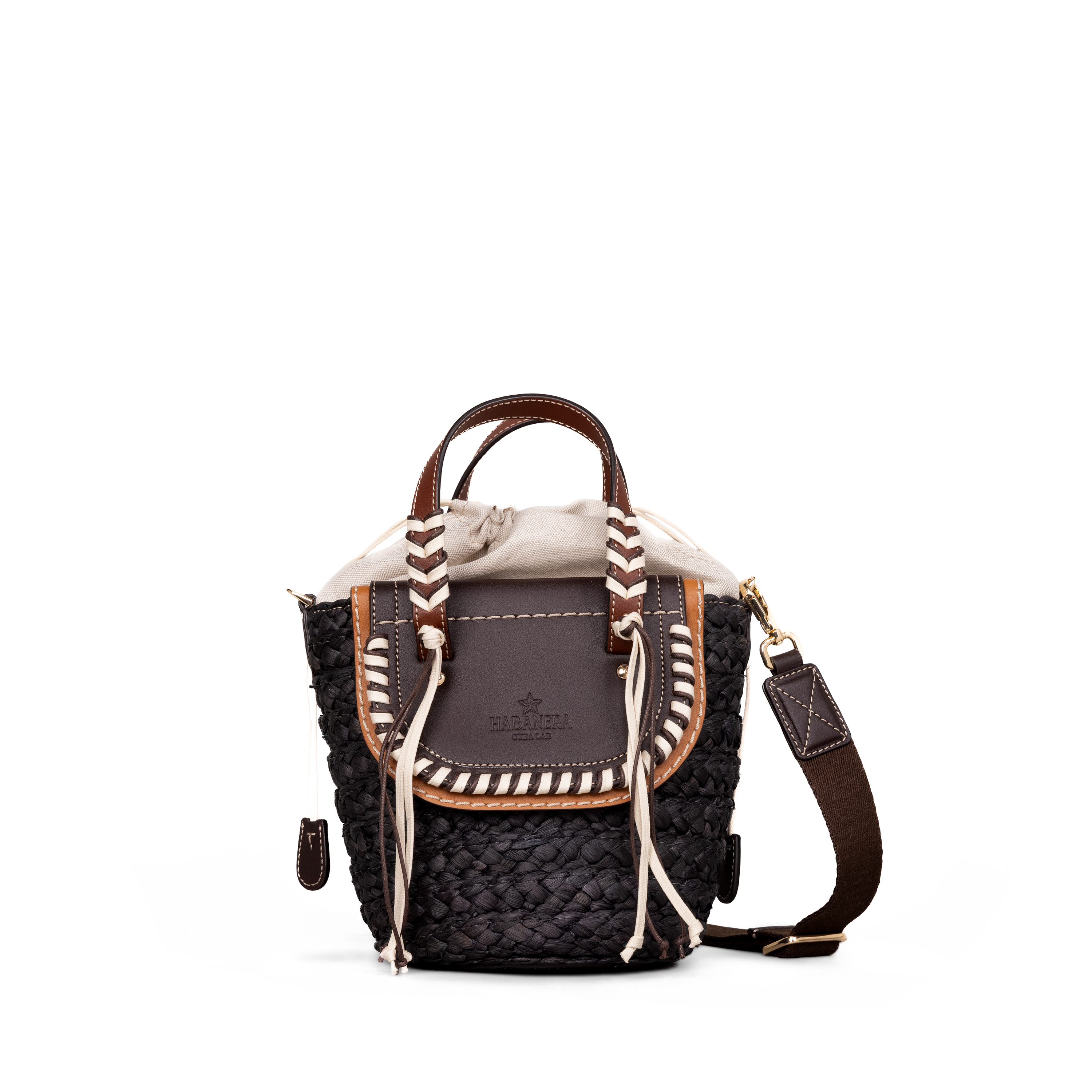 Cartera Café Cuba Lab Habanera Cuoieria Ebony