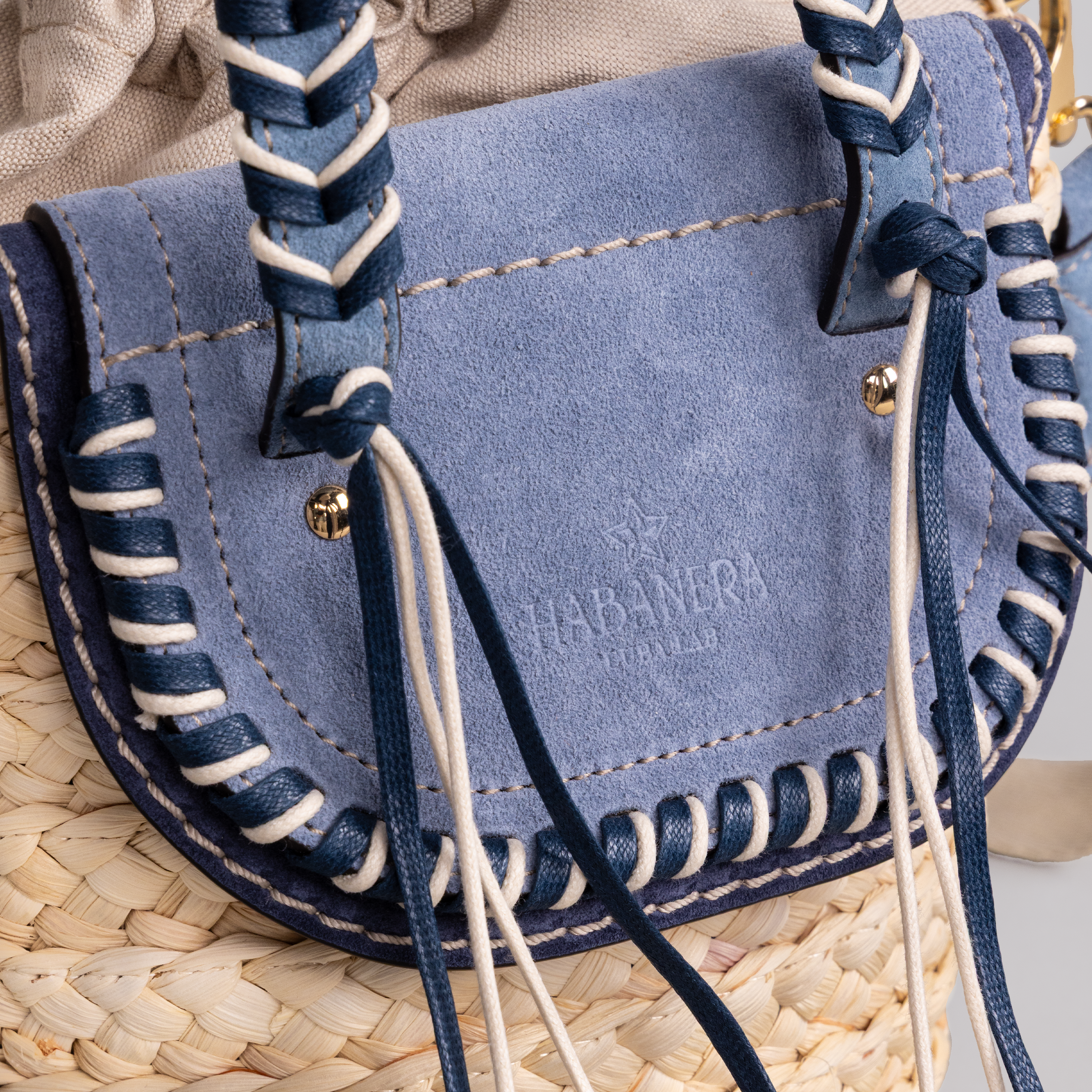 Cartera Beige Cuba Lab Habanera Cuoieria Lavender Suede