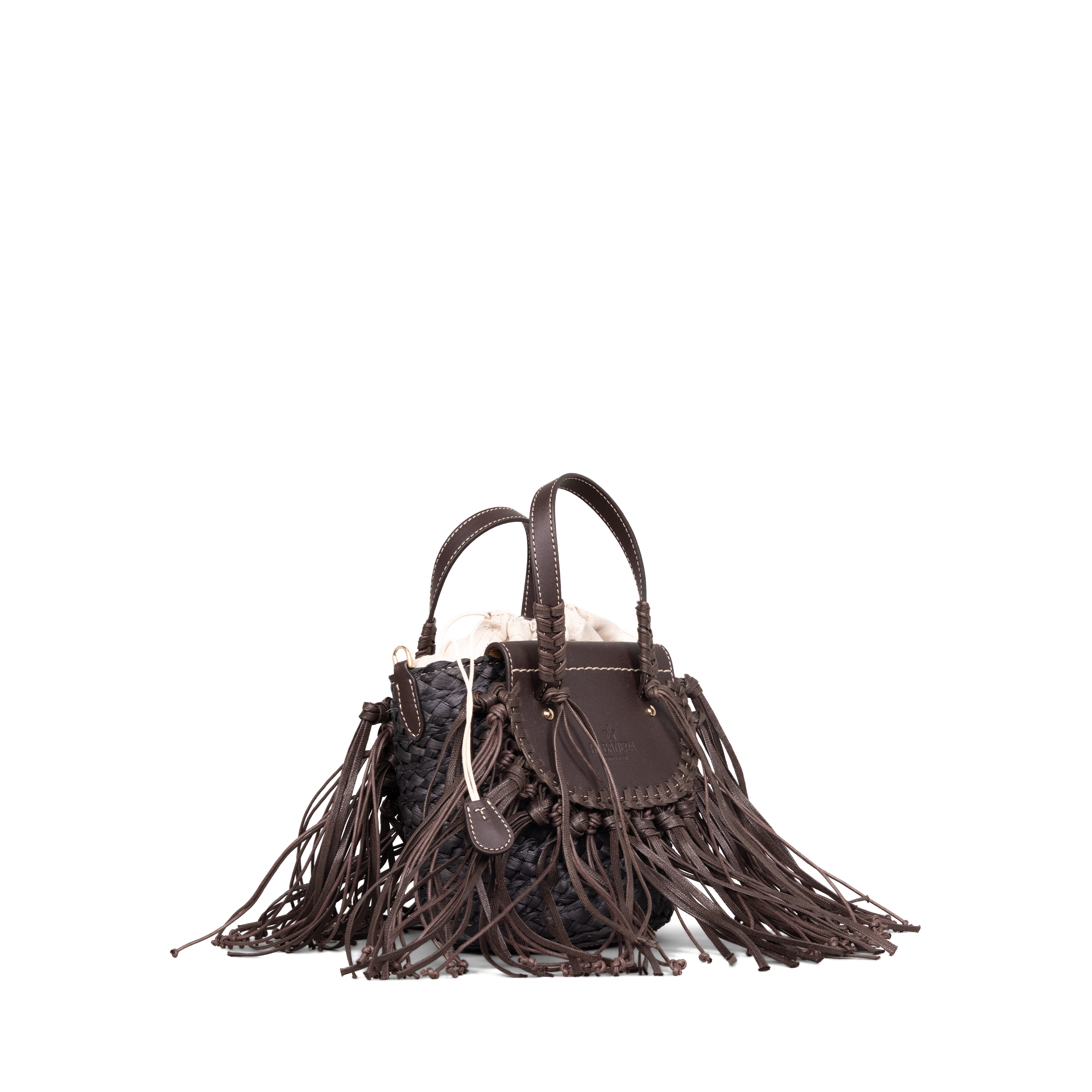 Cartera Negra Cuba Lab Habanera Fringes Ebony