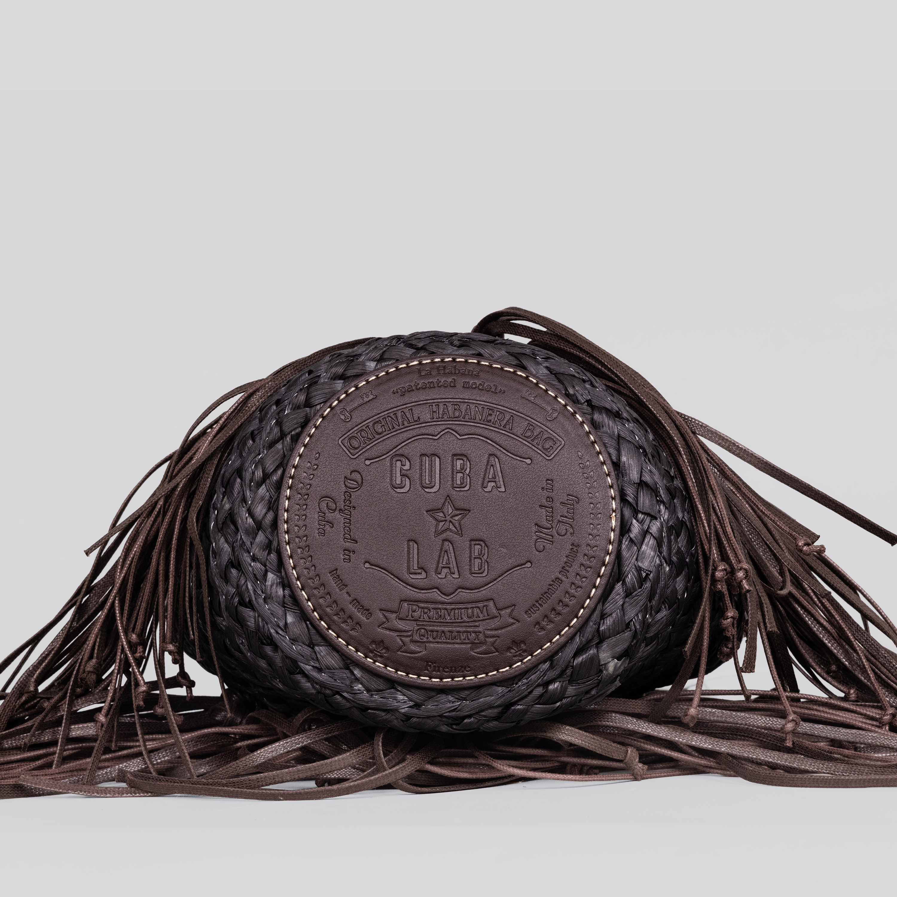 Cartera Negra Cuba Lab Habanera Fringes Ebony
