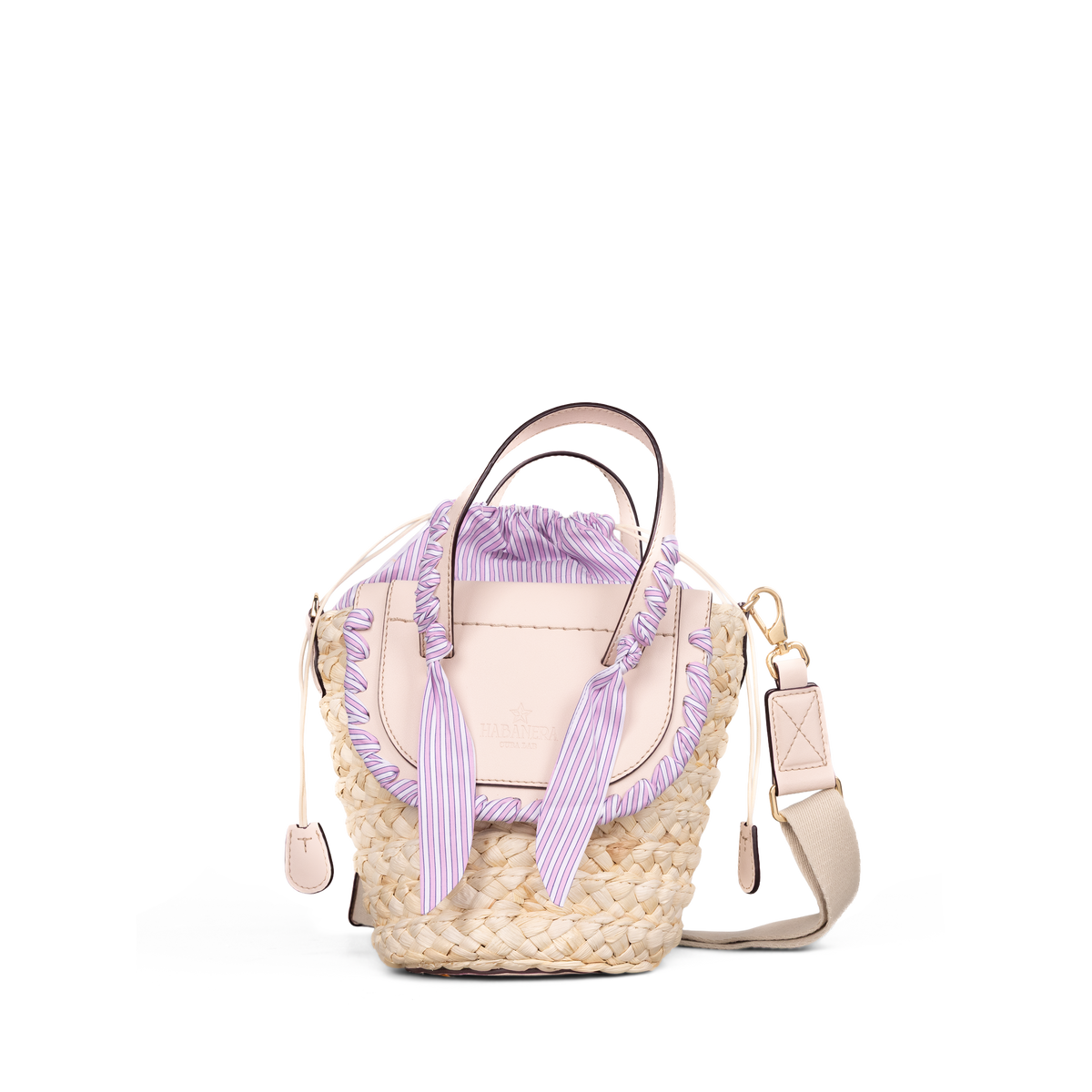 Cartera Beige Cuba Lab Habanera Popeline Confetto