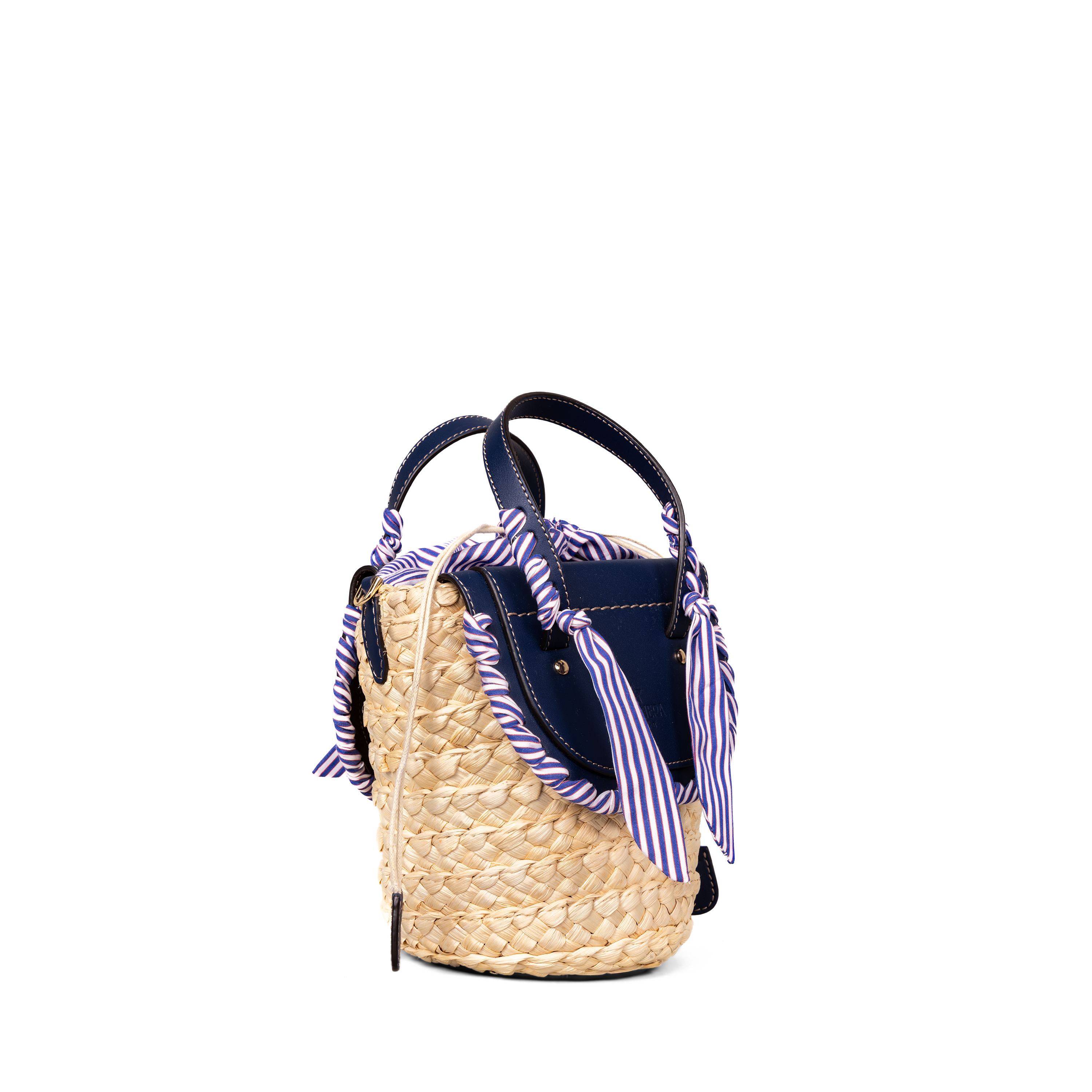 Cartera Beige Cuba Lab Habanera Popeline Marina