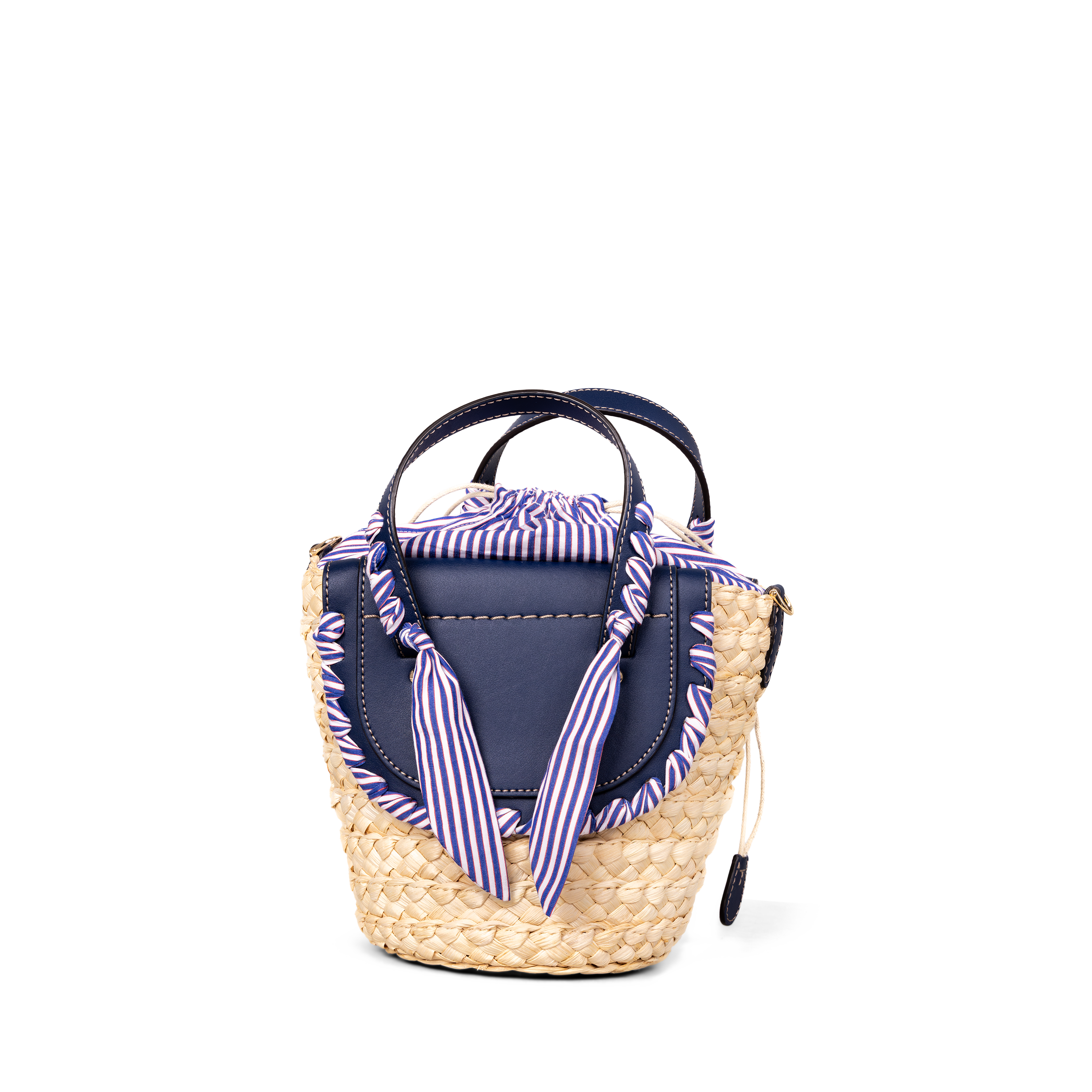 Cartera Beige Cuba Lab Habanera Popeline Marina