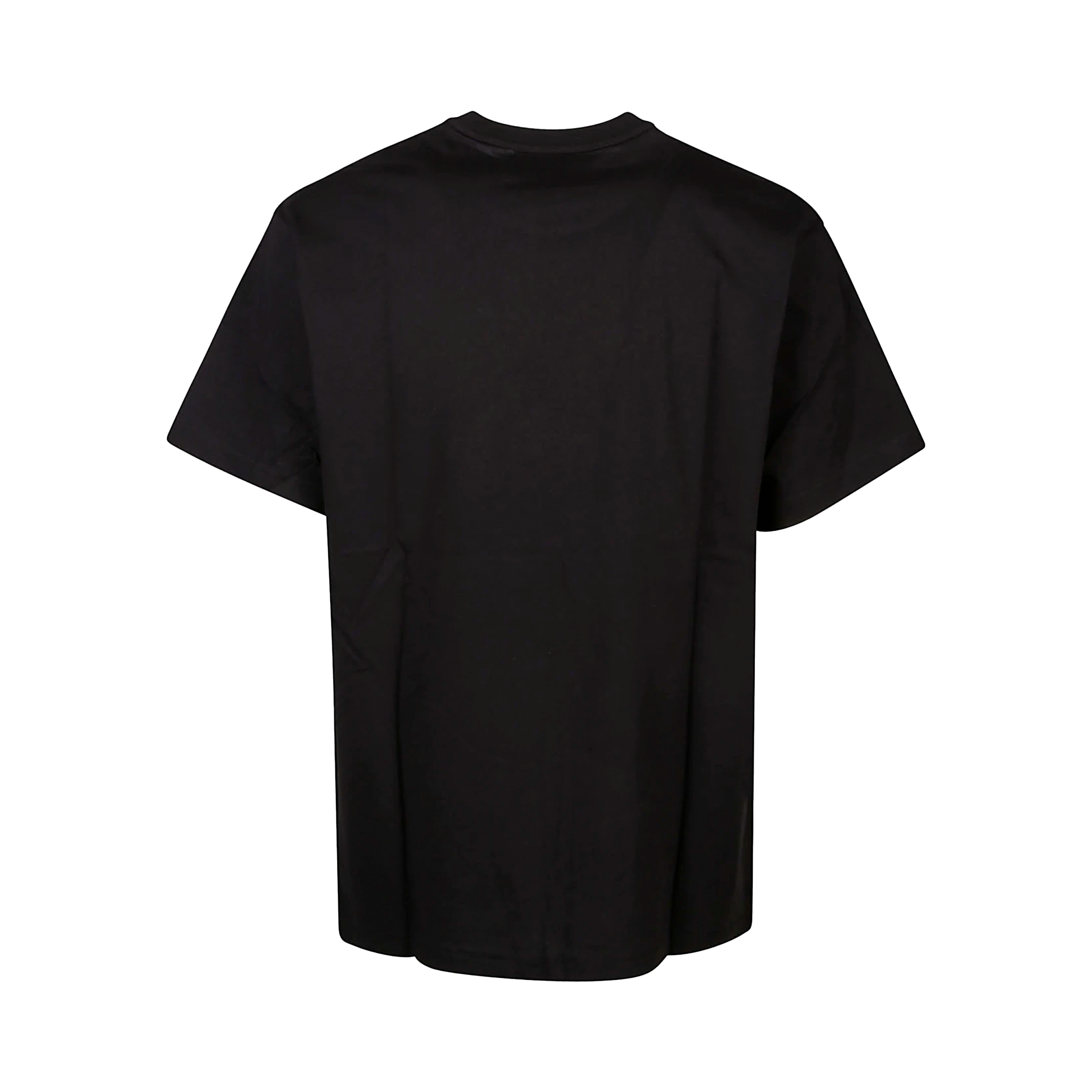 Camiseta Negra Versace Jeans Couture Logo Multicolor