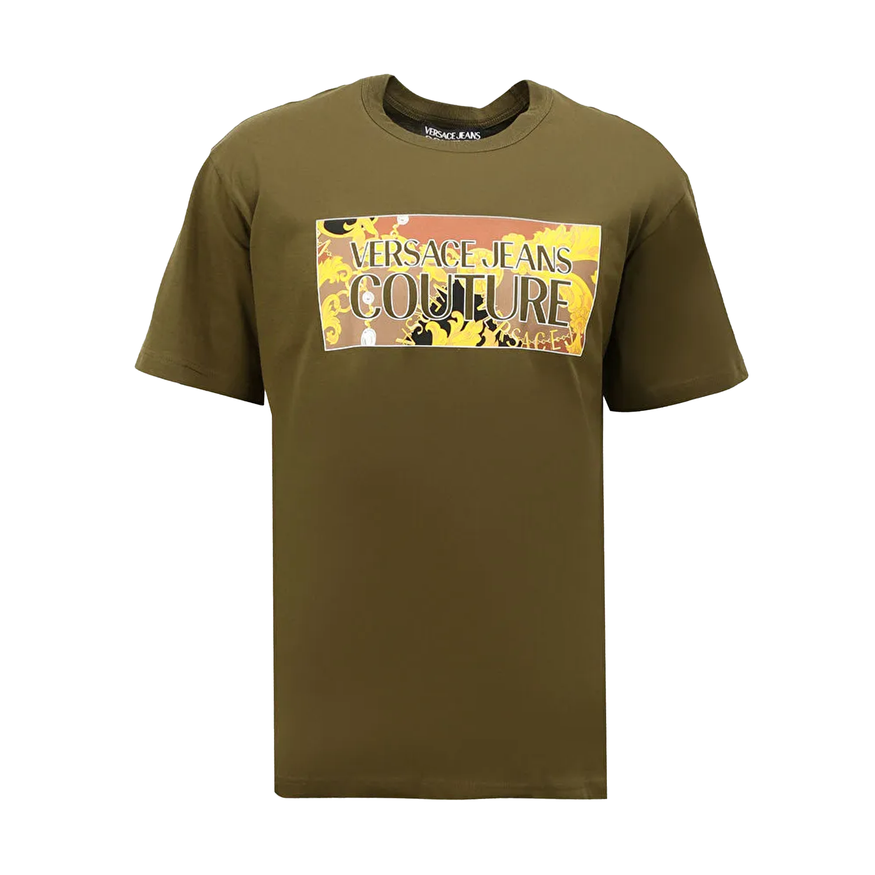 Camiseta Verde Oliva Versace Jeans Couture Logo