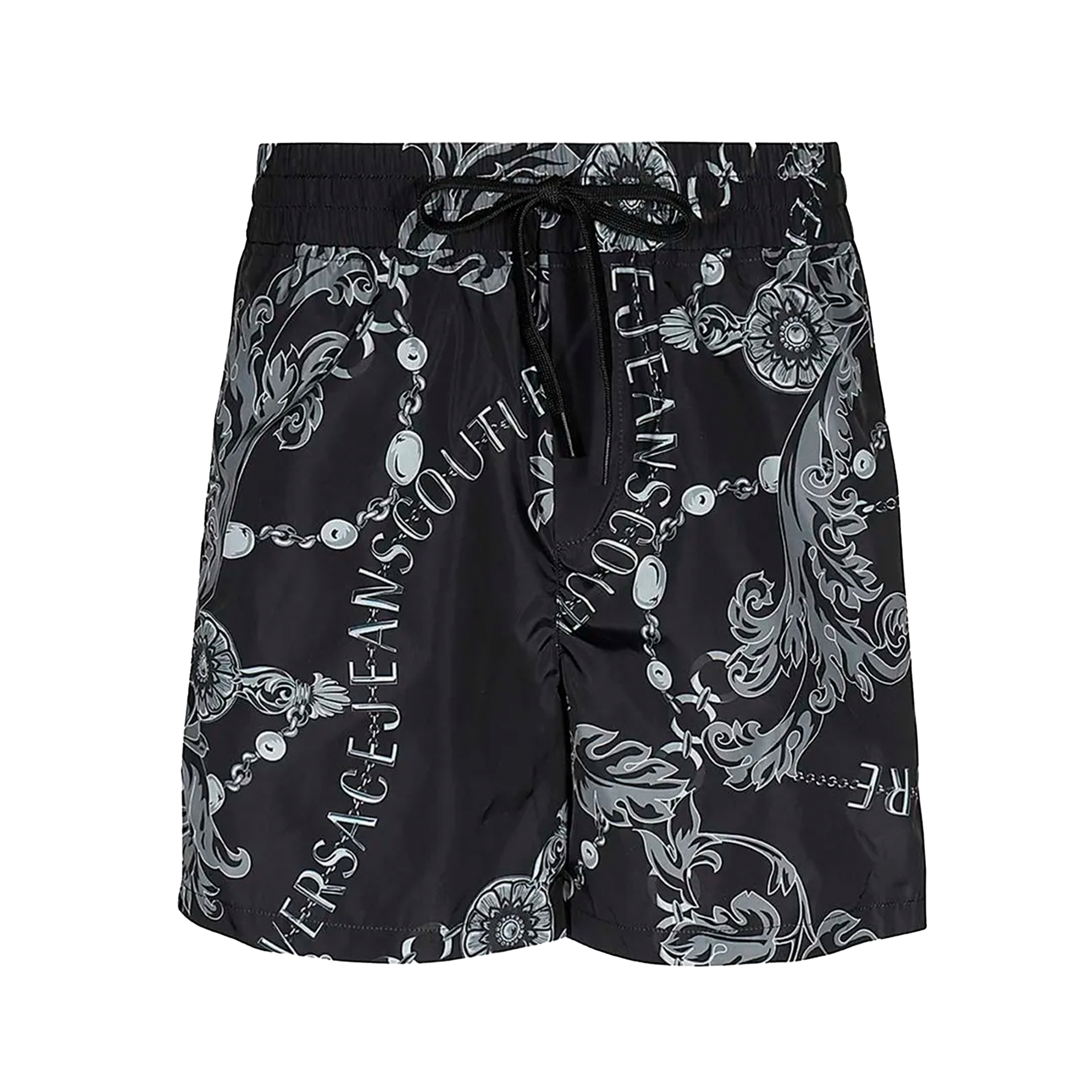 Short Negro Versace Jeans Couture Baroque