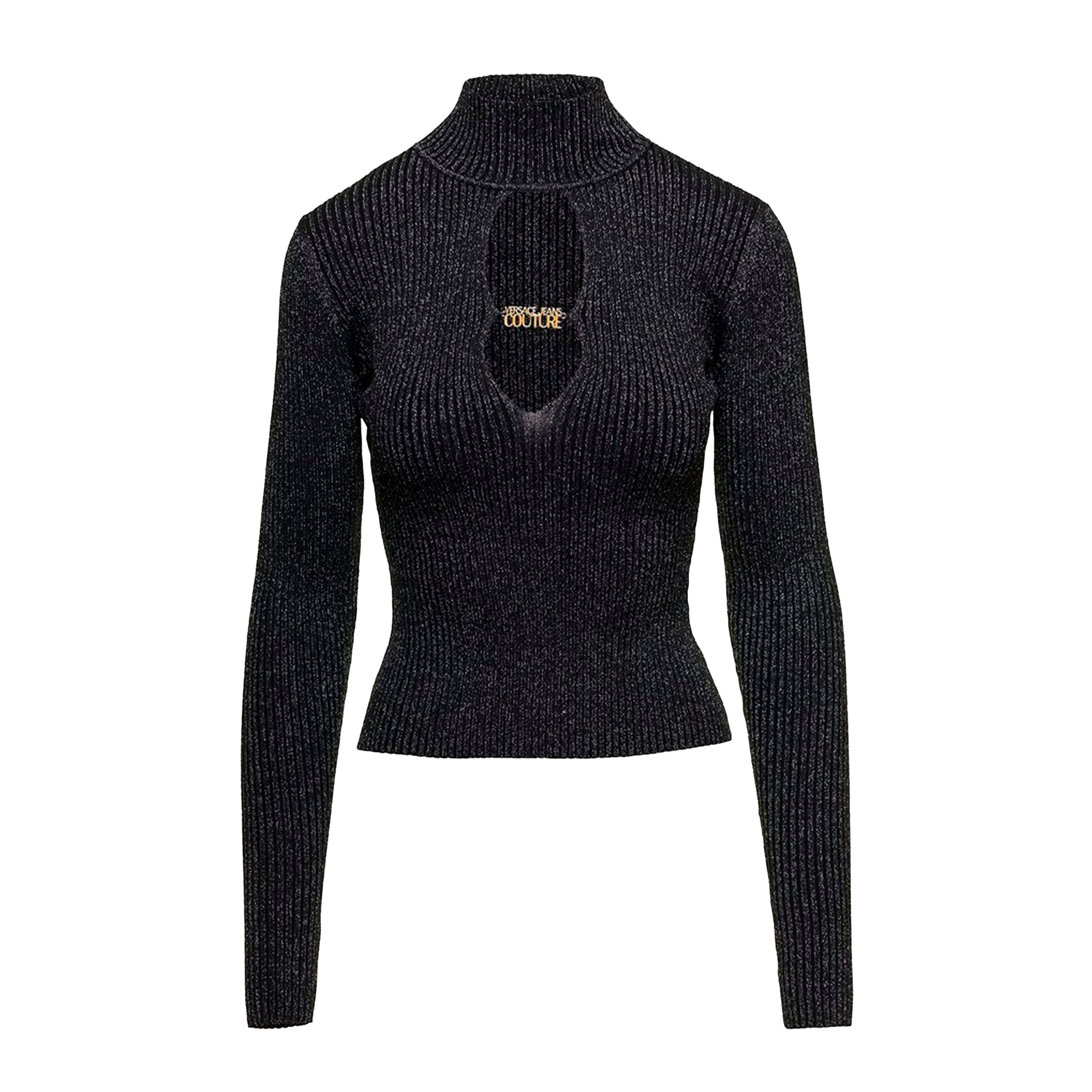 Buzo Negro Versace Jeans Couture Top