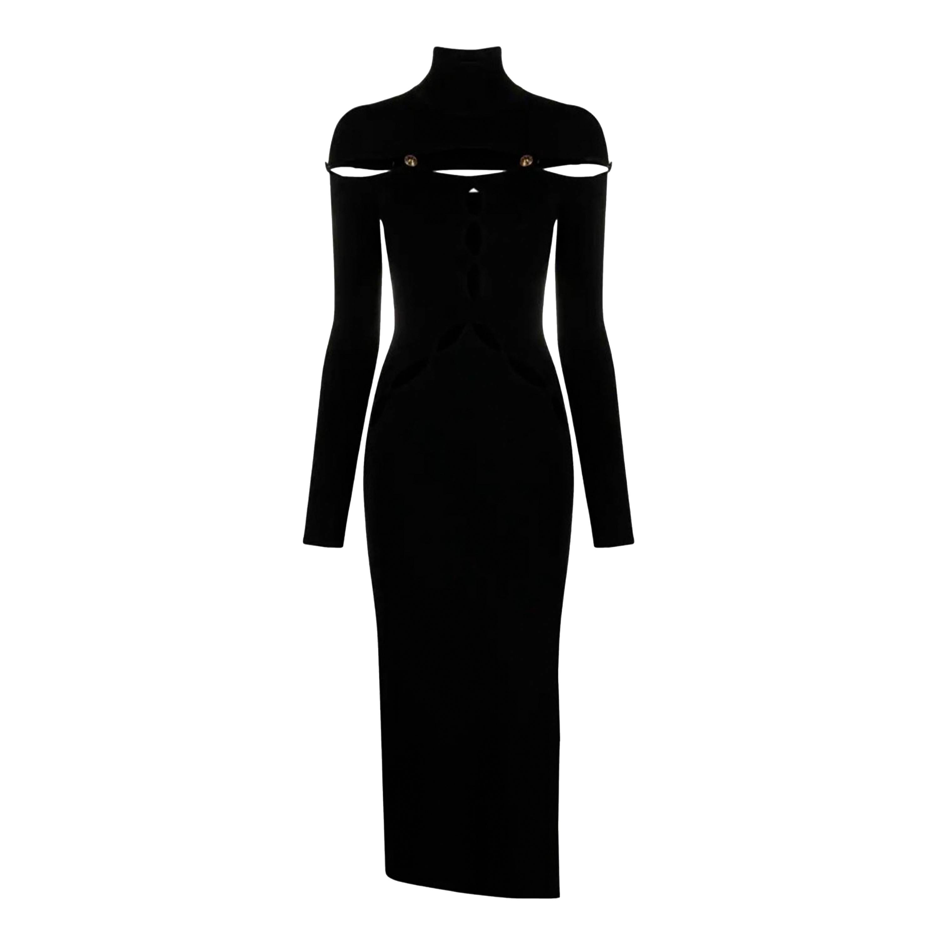 Vestido Negro Versace Jeans Couture