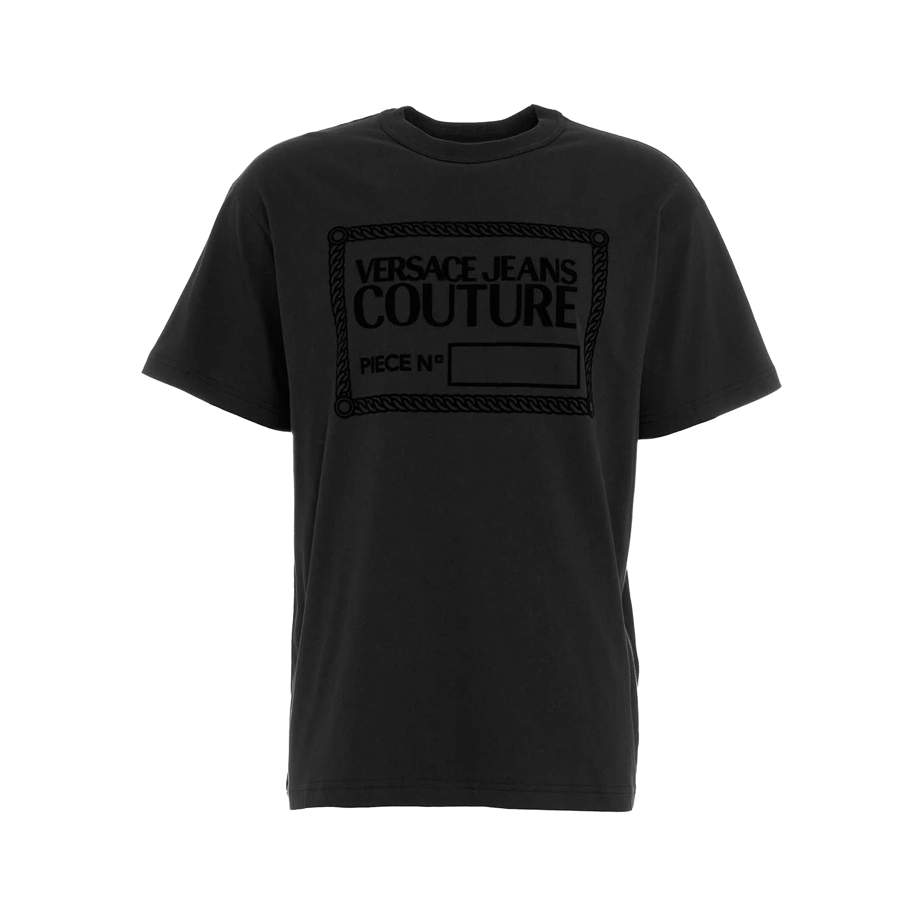 Camiseta Negra Versace Jeans Couture Logo