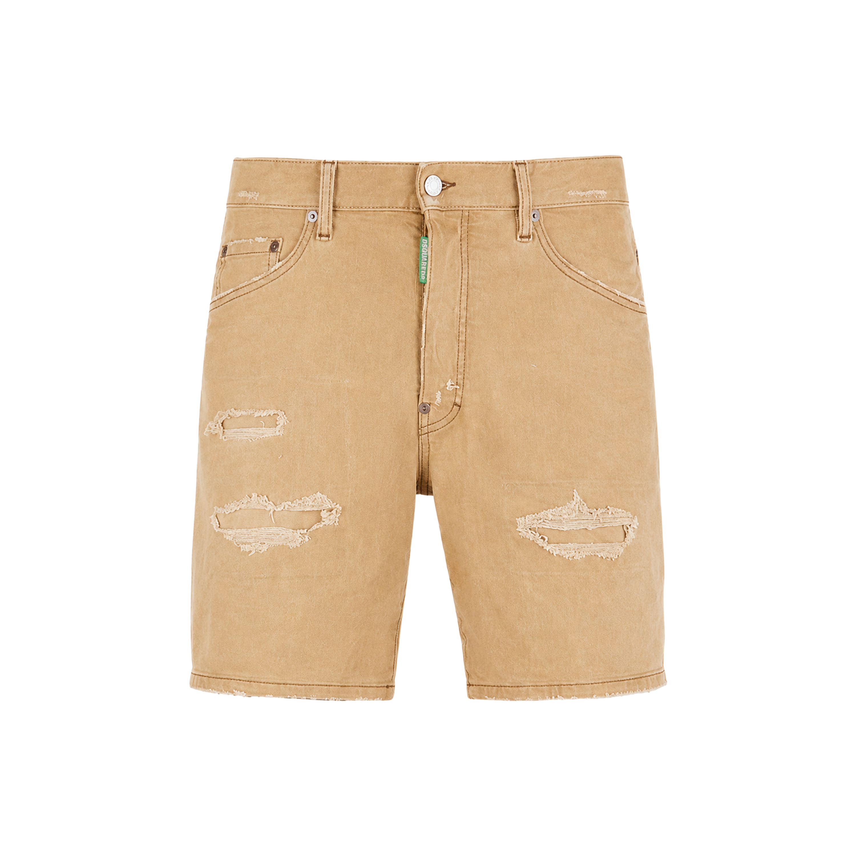 Bermuda Beige Dsquared2 Ripped