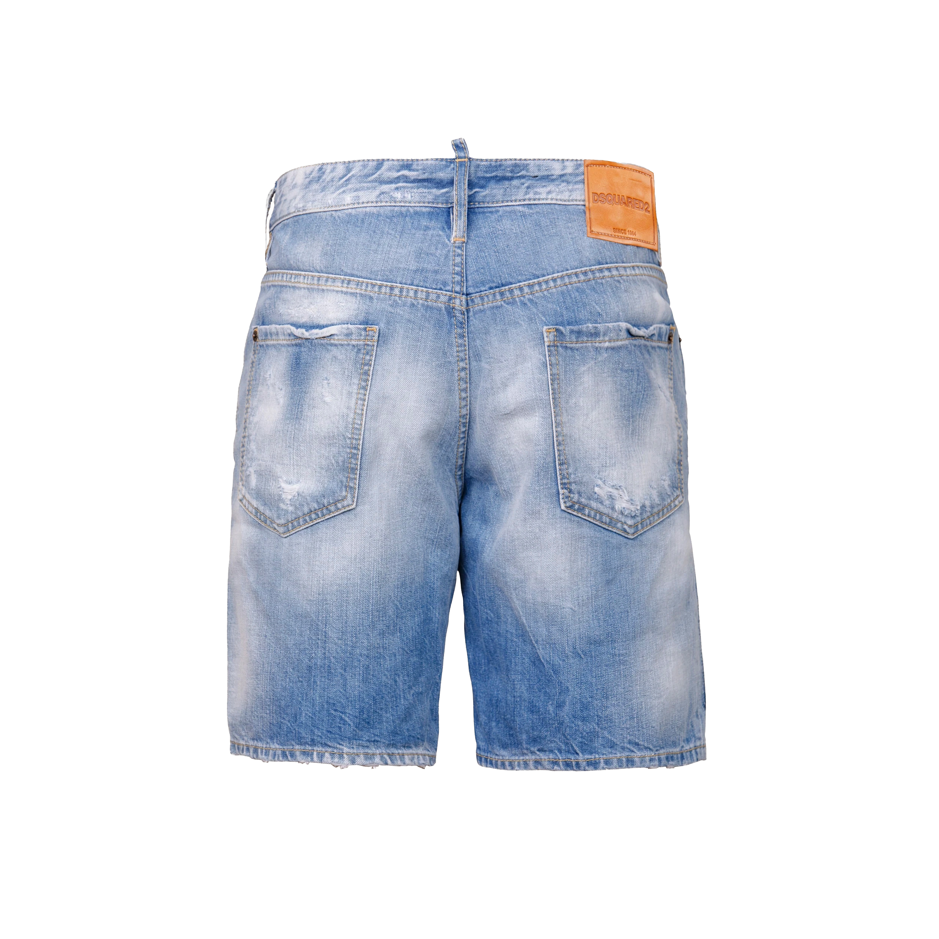 Bermuda Denim Dsquared2 Desgastado