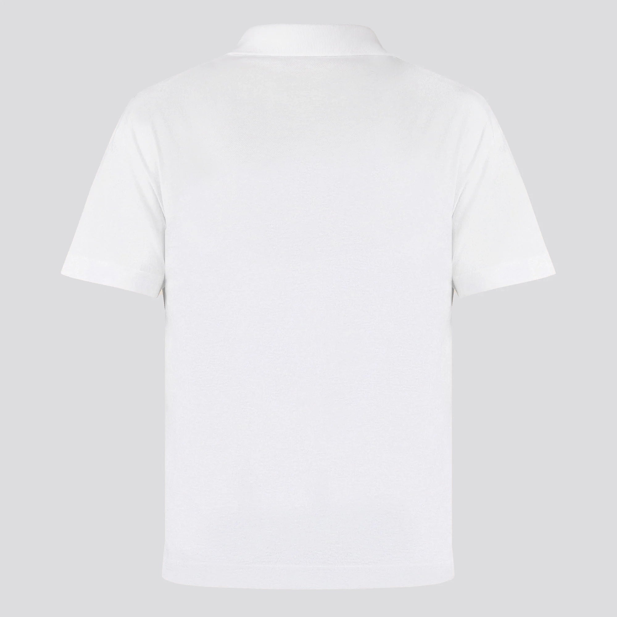 Camiseta Tipo Polo Blanca Rojo Icono Dsquared2