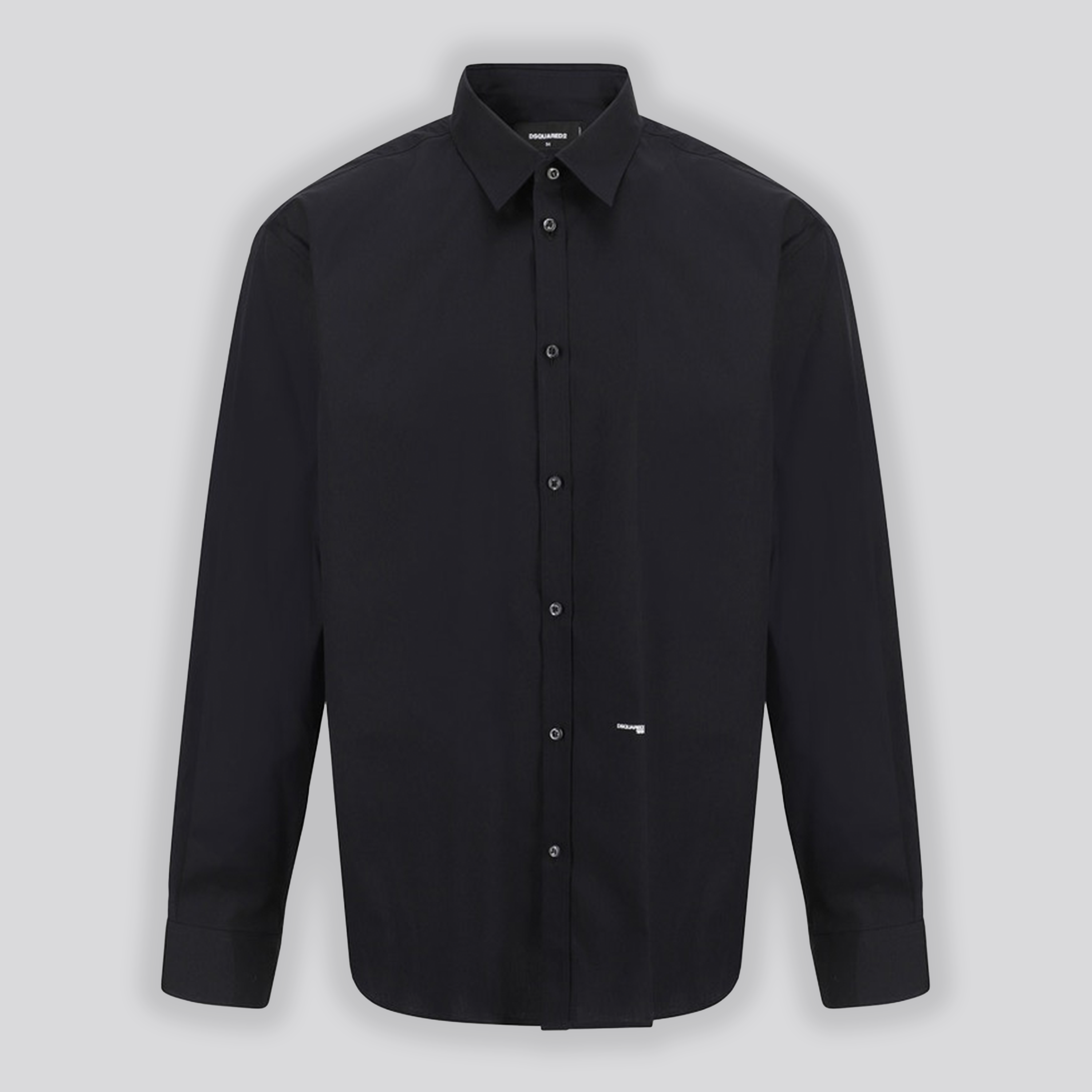 Camisa Negra Dsquared2 Plaque