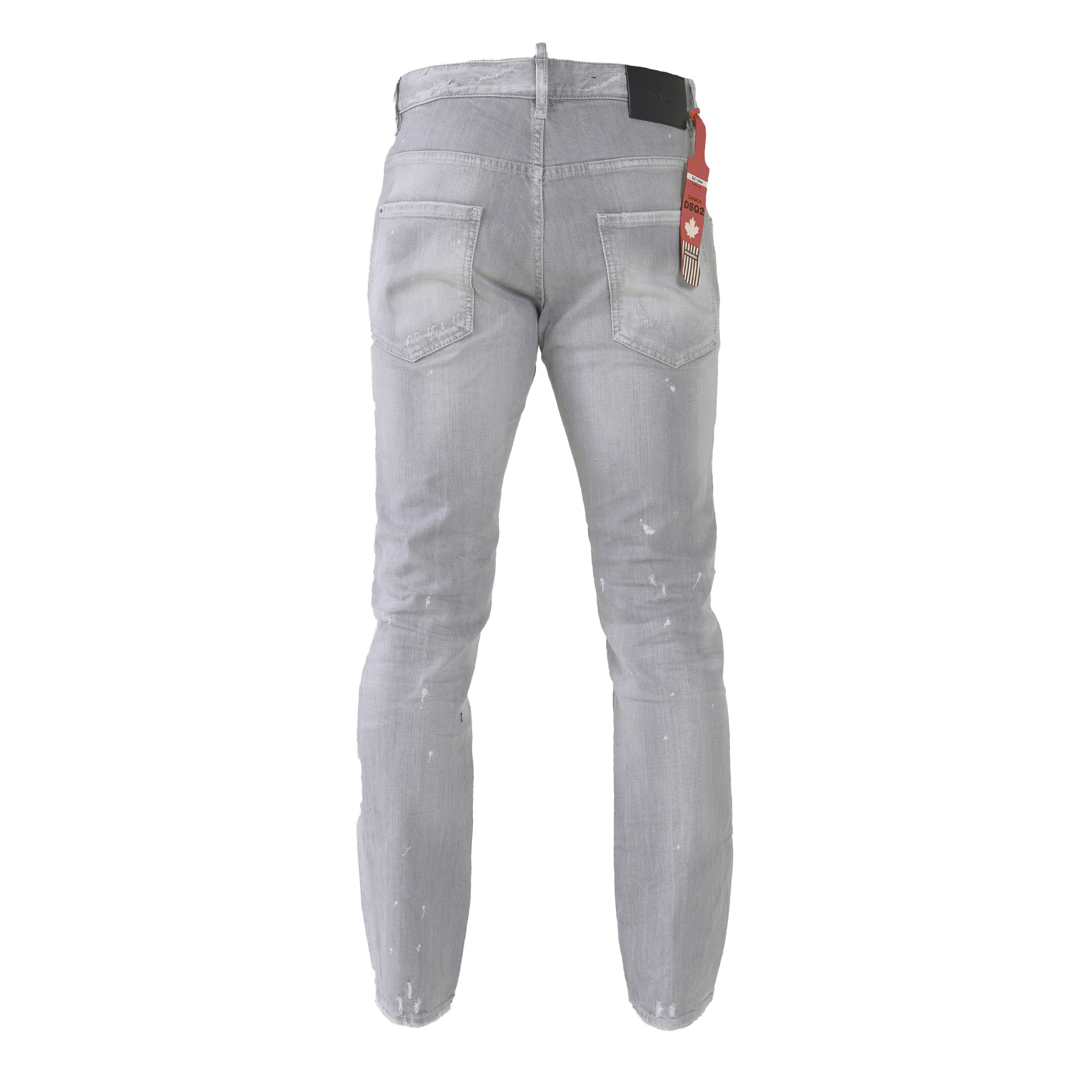 Jeans Gris Dsquared2 Skater Double Patch