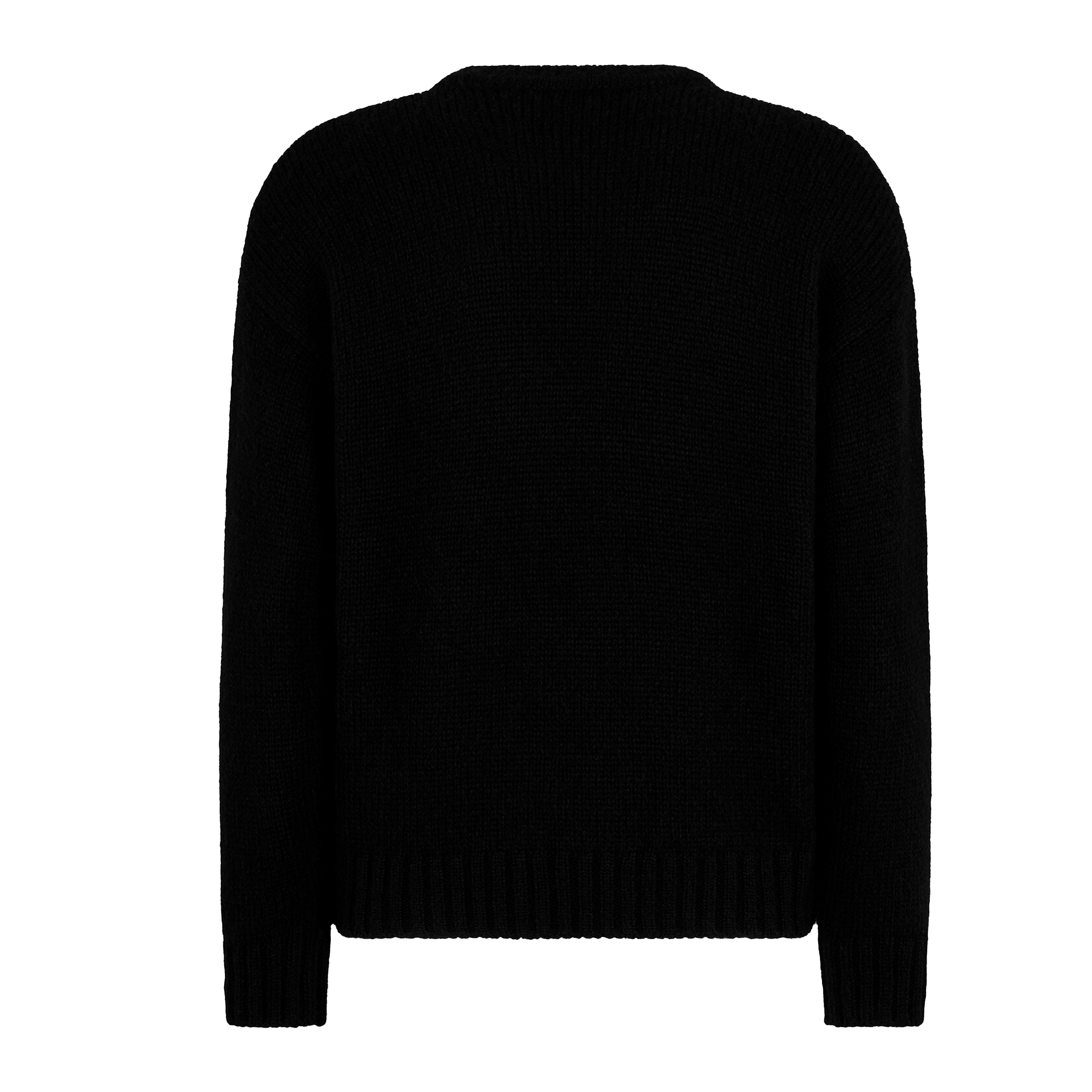 Suéter Negro Dsquared2 Leather Patch