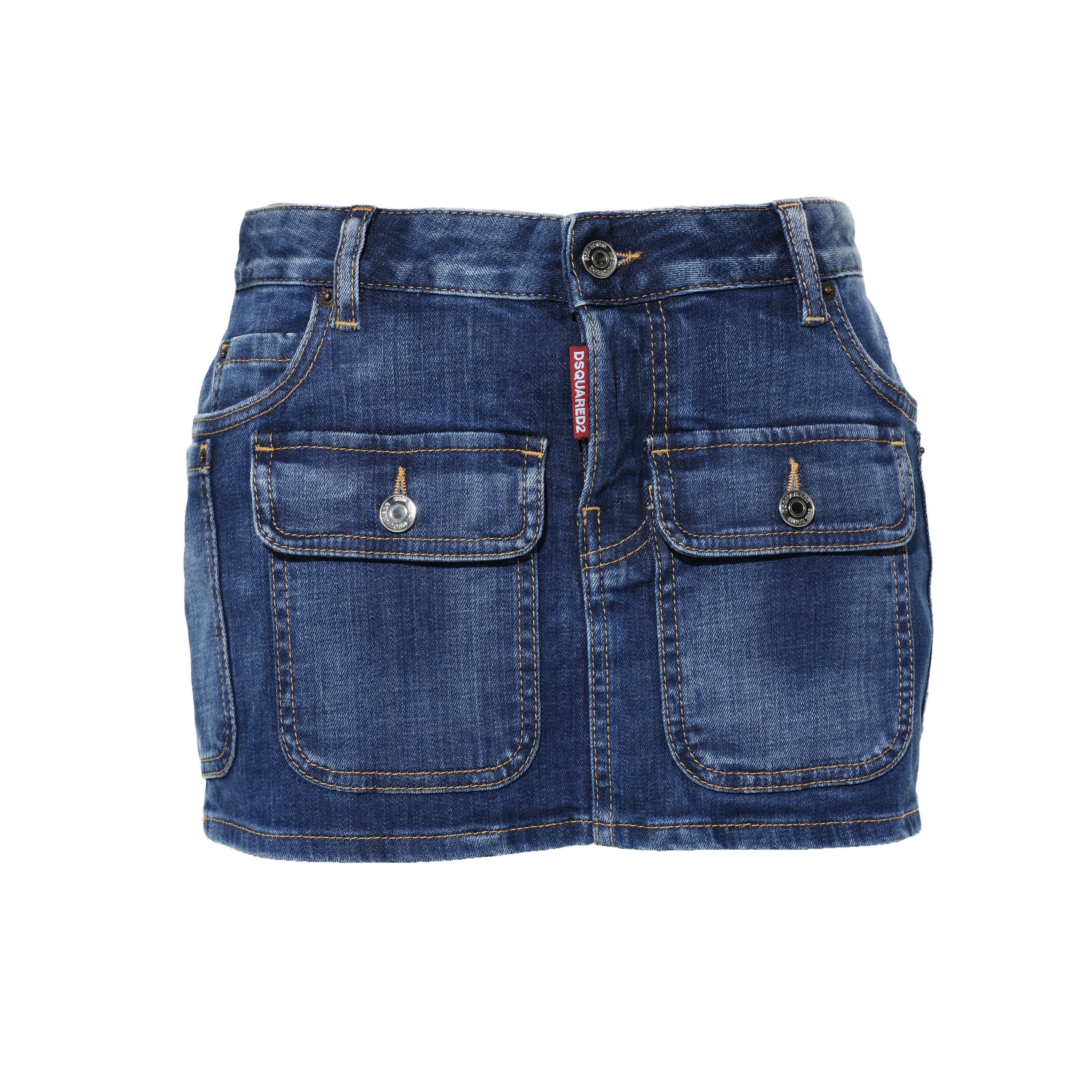 Falda Denim Dsquared2 Double Pocket