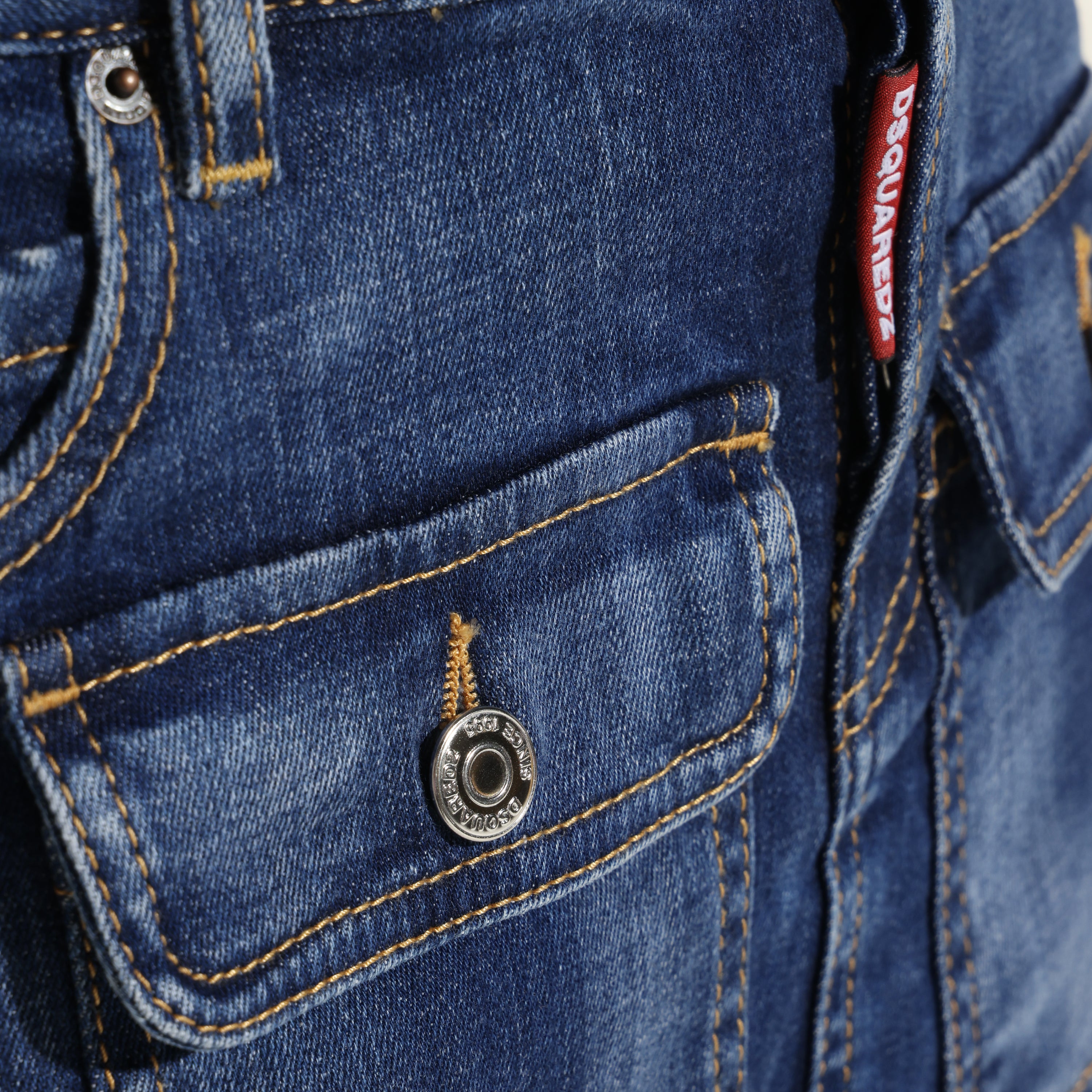 Falda Denim Dsquared2 Double Pocket