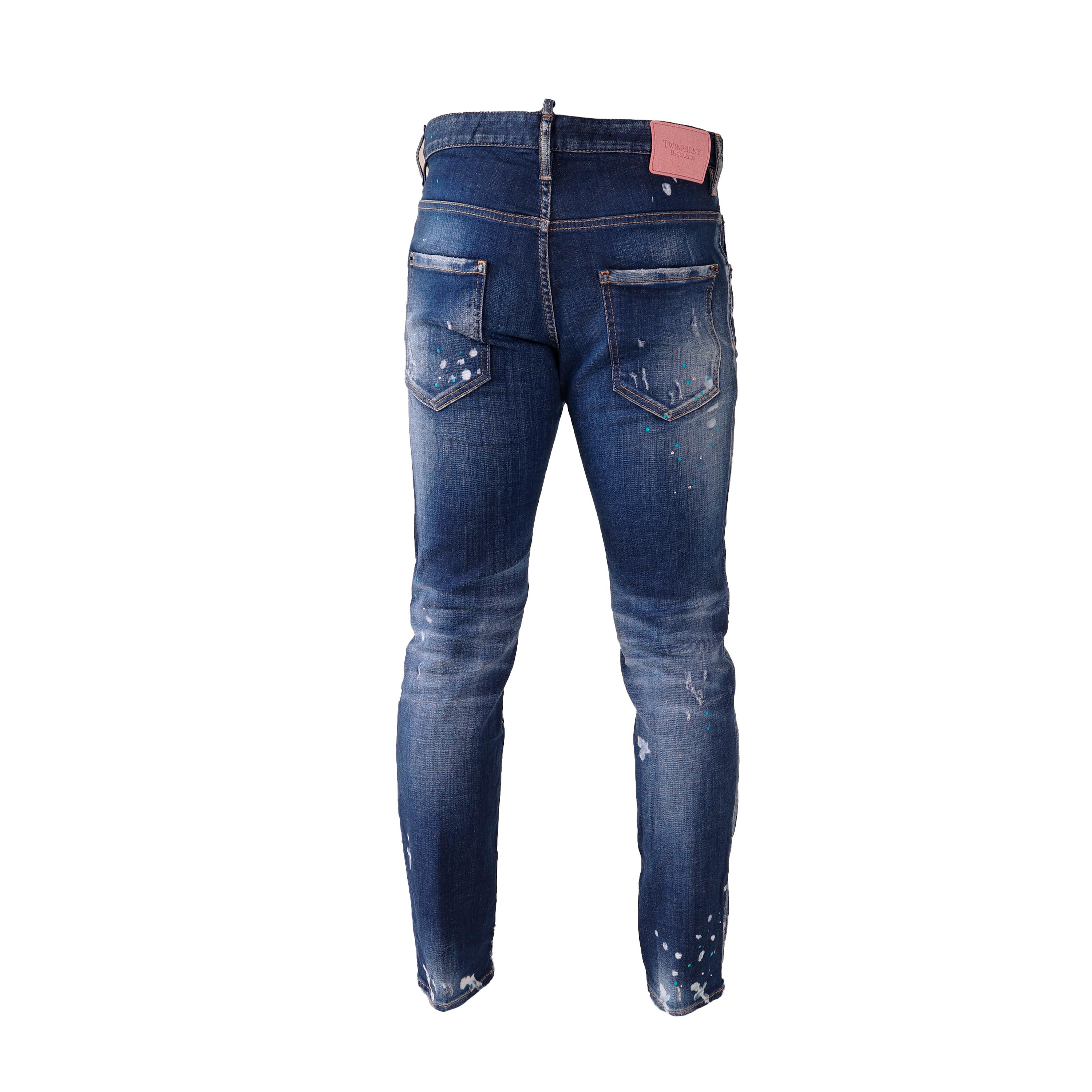 Jeans Dsquared2 Skater Blue Paints