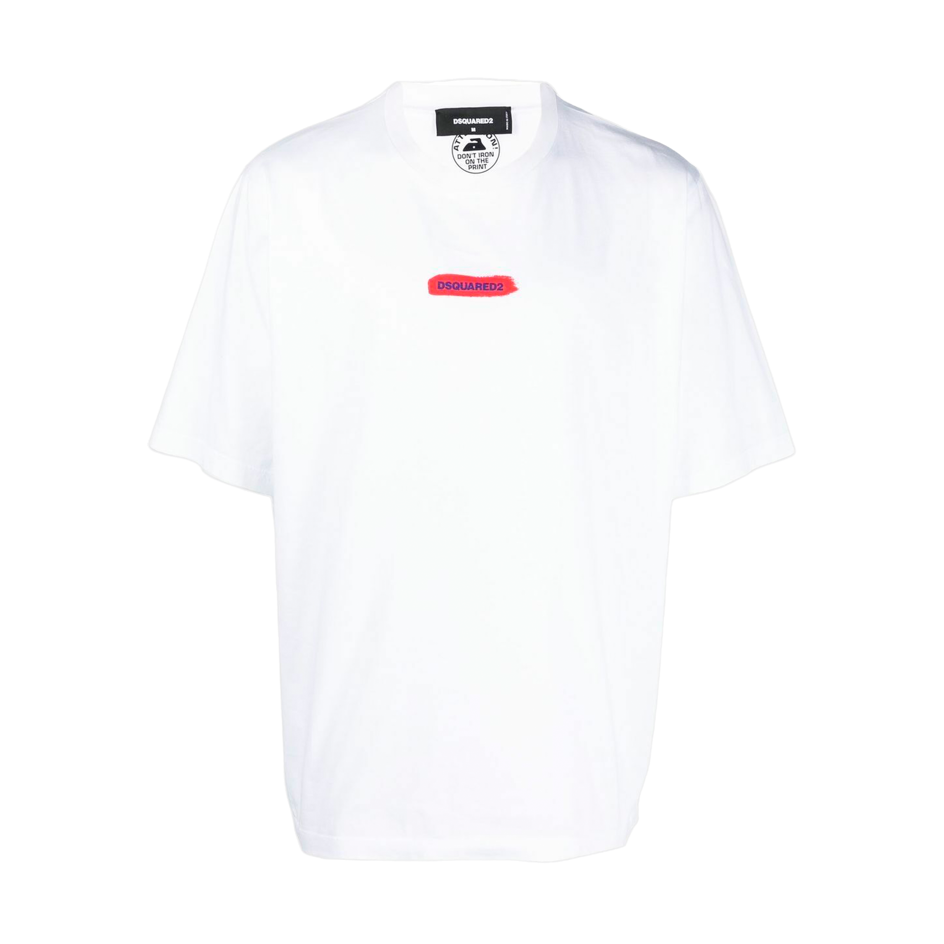 Camiseta Blanca Dsquared2 Logo Brush