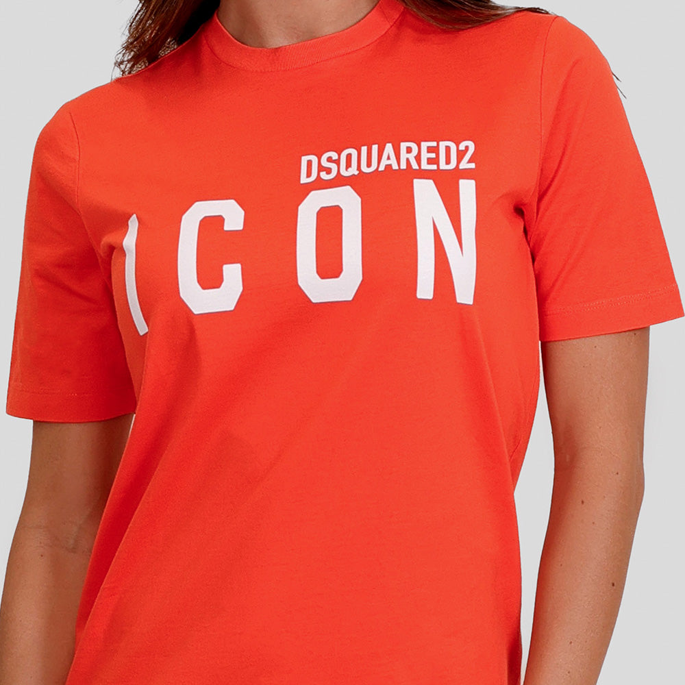 Camiseta Naranja Dsquared2 Icon Small Logo