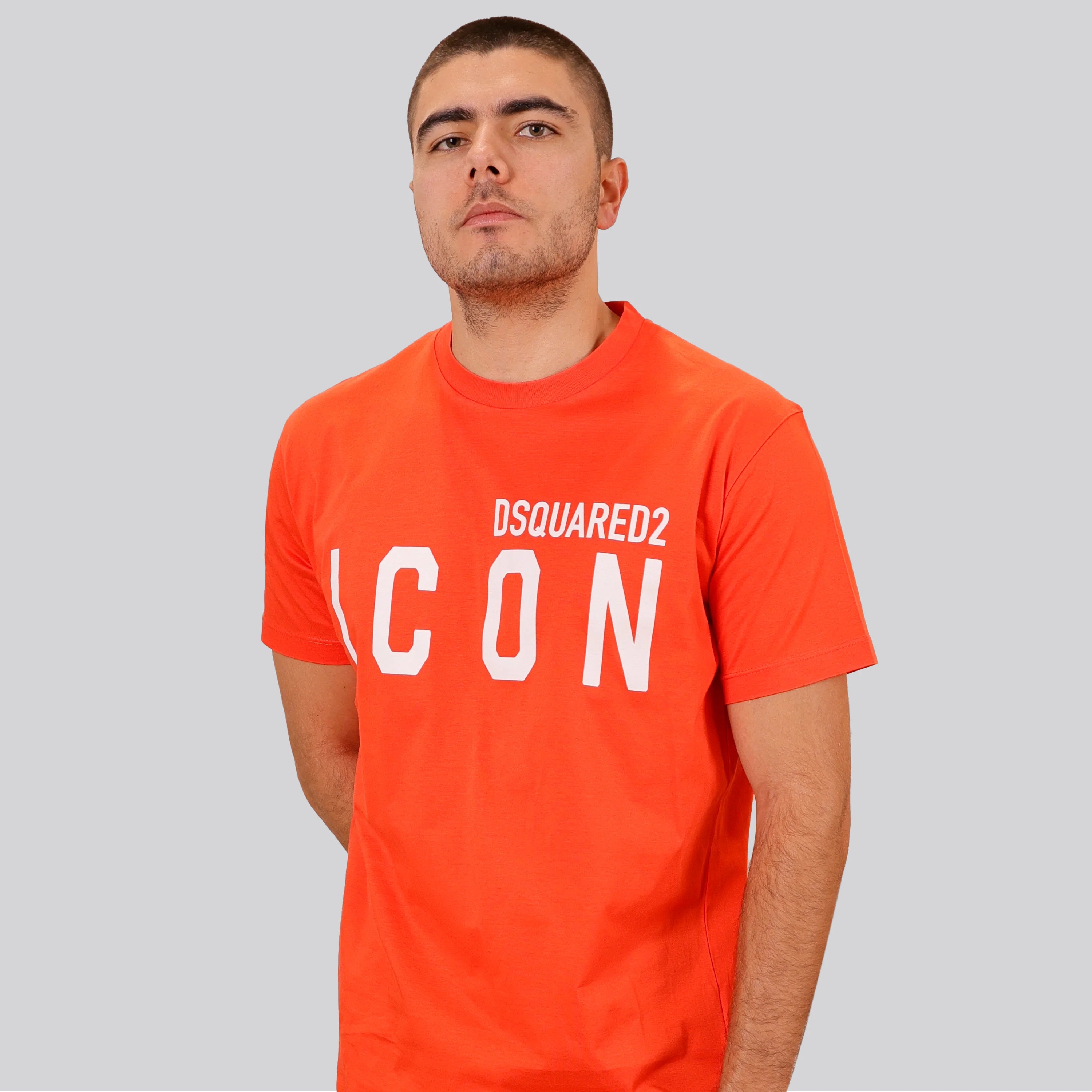 Camiseta Naranja Dsquared2 Icon