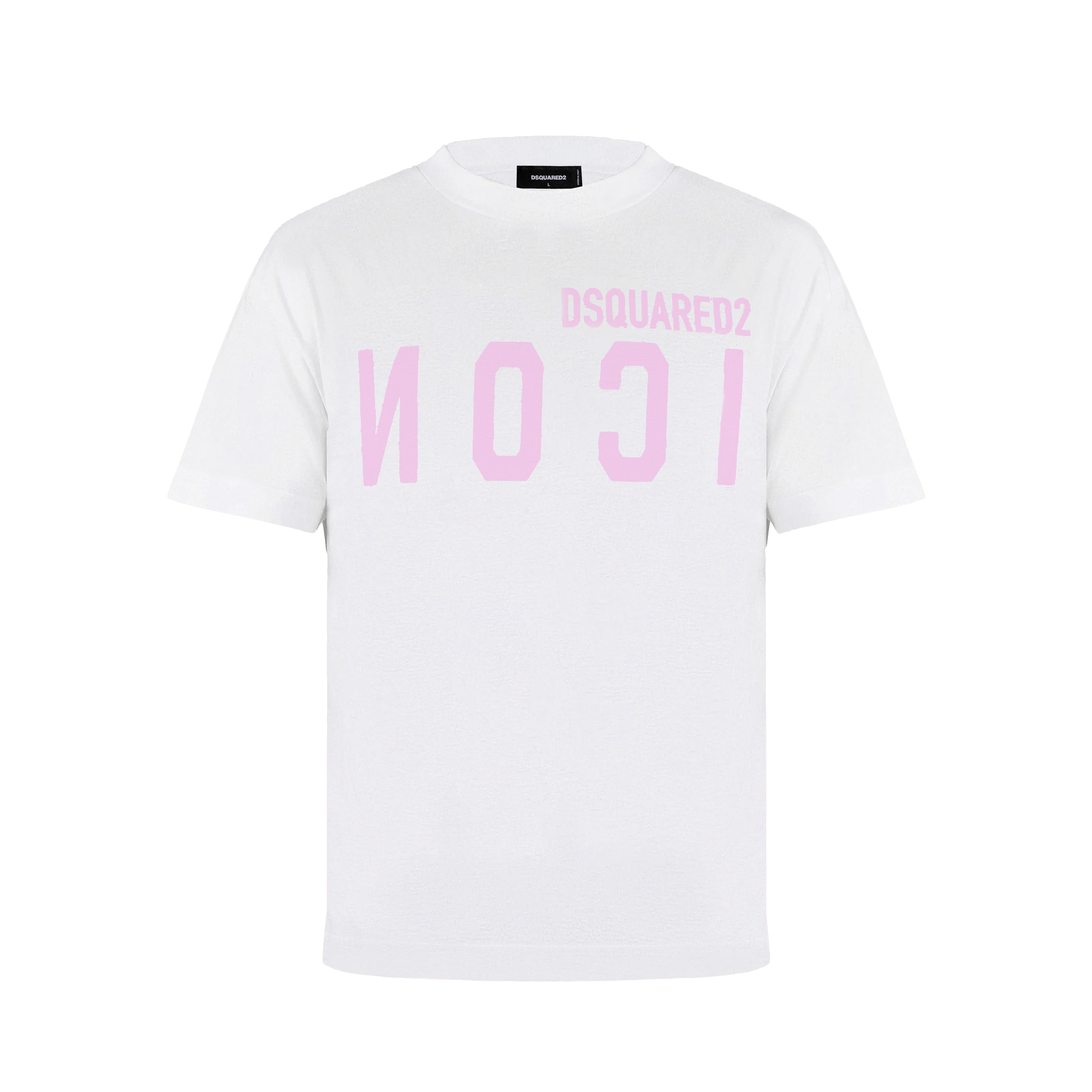 Camiseta Blanca Pink Dsquared2 Icon