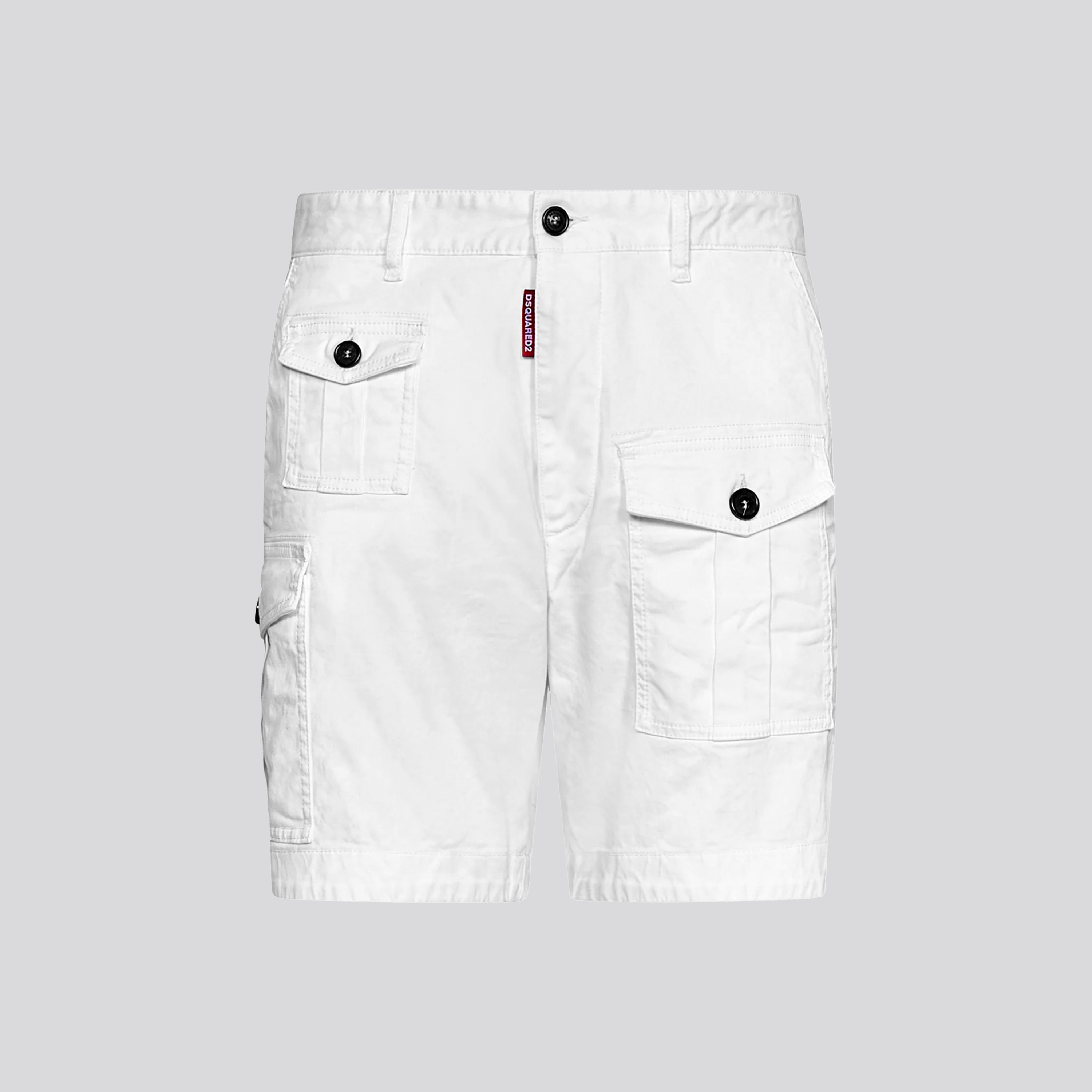 Shorts Blanco Dsquared2 Multipockets