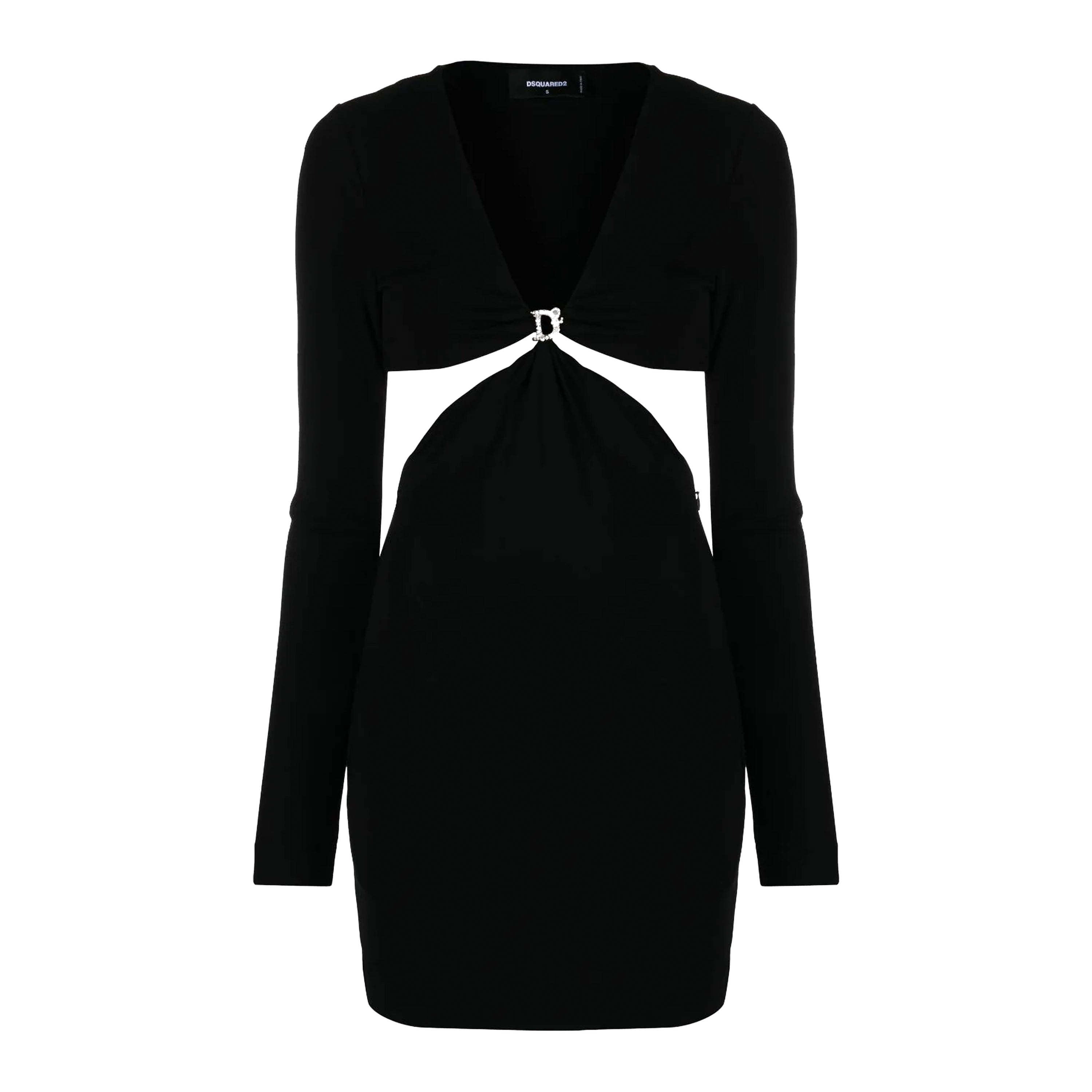 Vestido Negro Dsquared2 Black Dsquared2 V