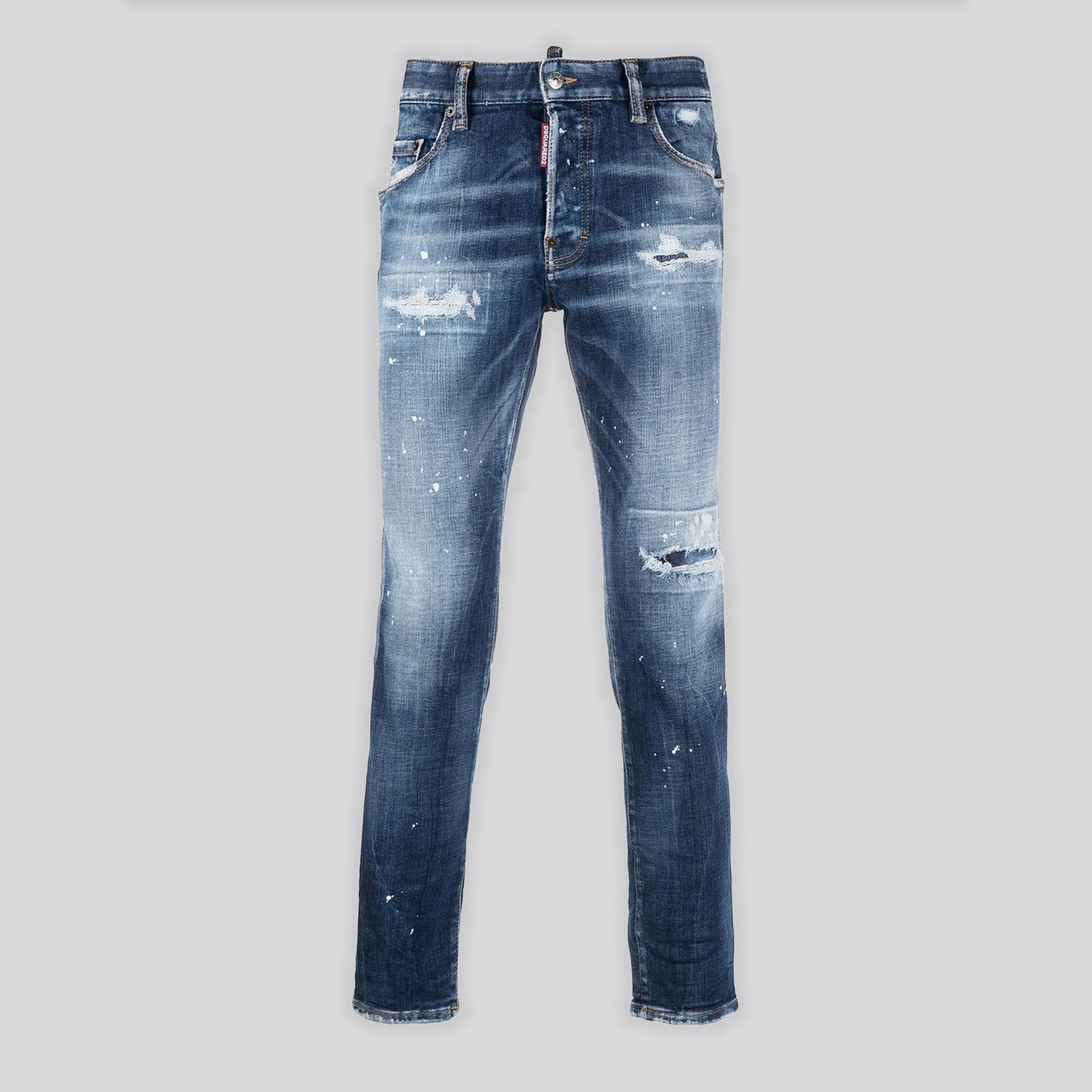 Jeans Denim Dsquared2 Skater Distressed