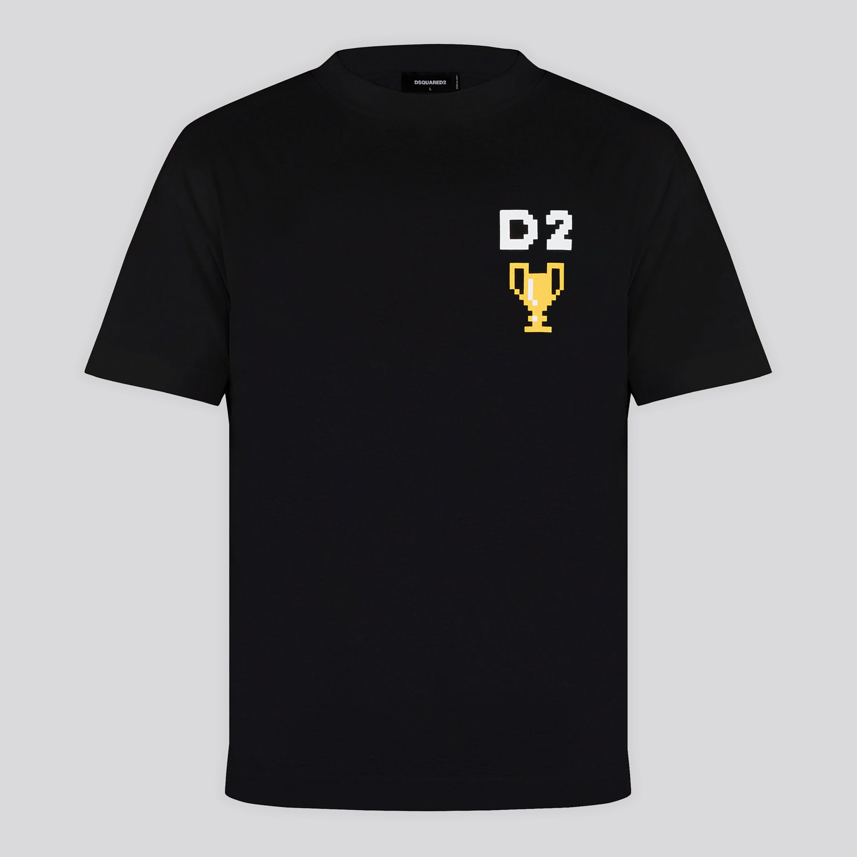 Camiseta Negra Dsquared2 Cup