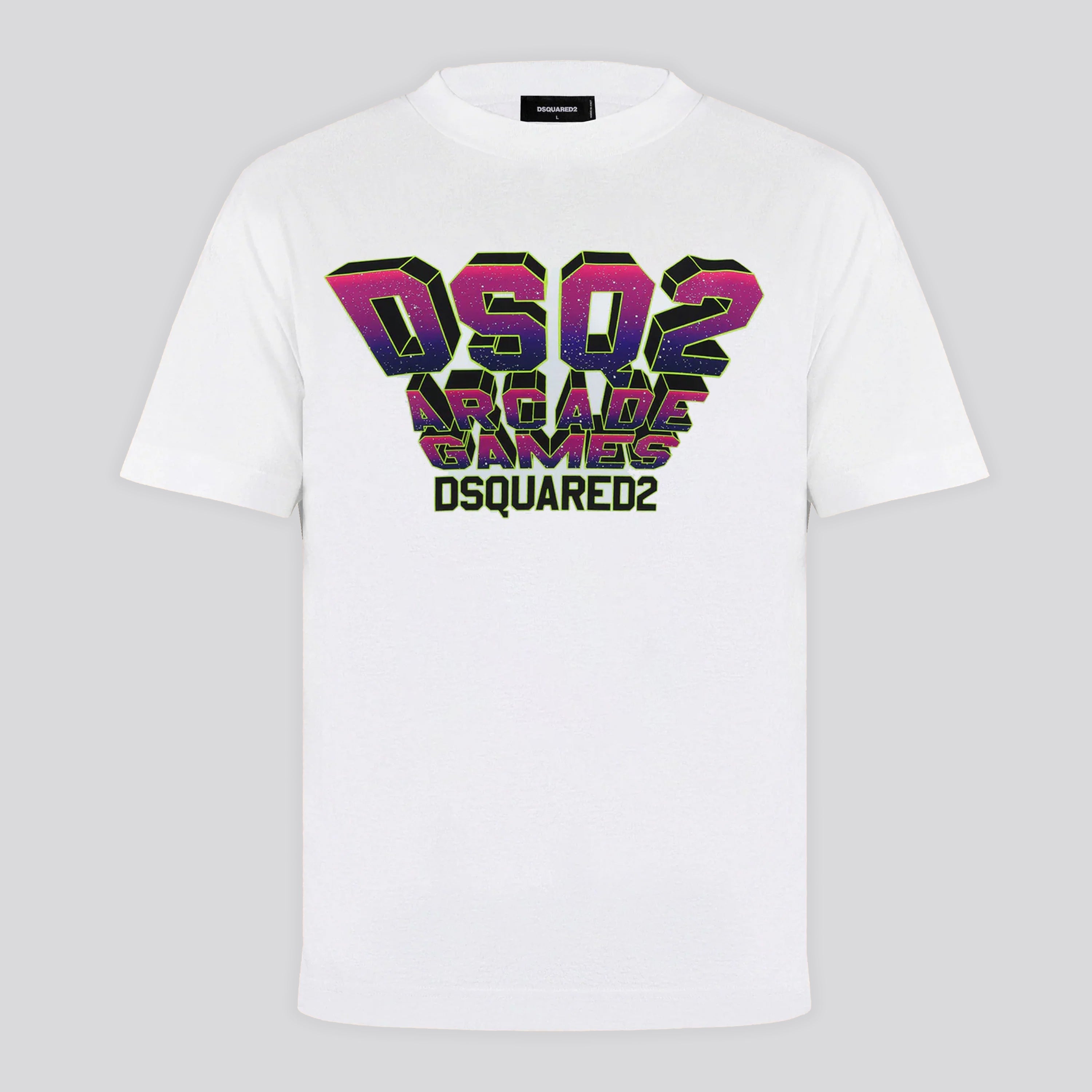 Camiseta Blanca Dsquared2 Arcade Games