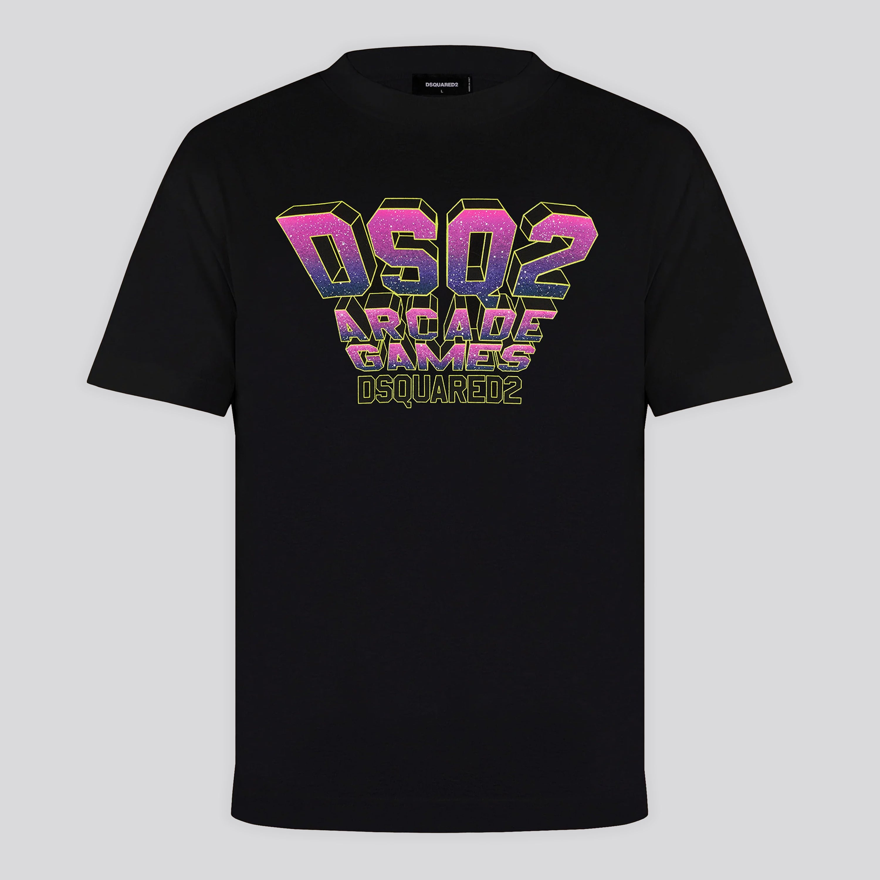 Camiseta Negra Dsquared2 Arcade Games