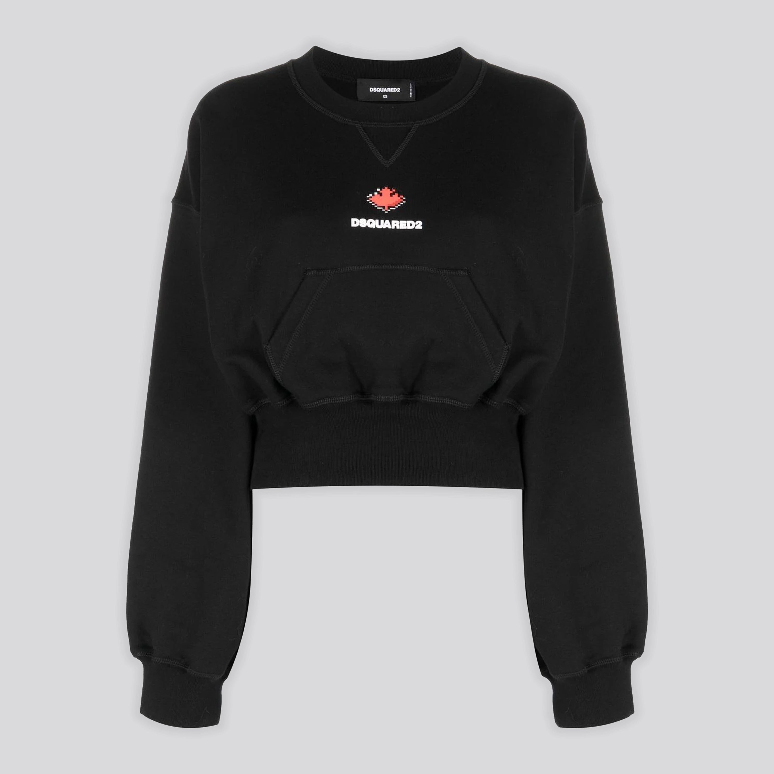 Buzo Negro Dsquared2 Leaf