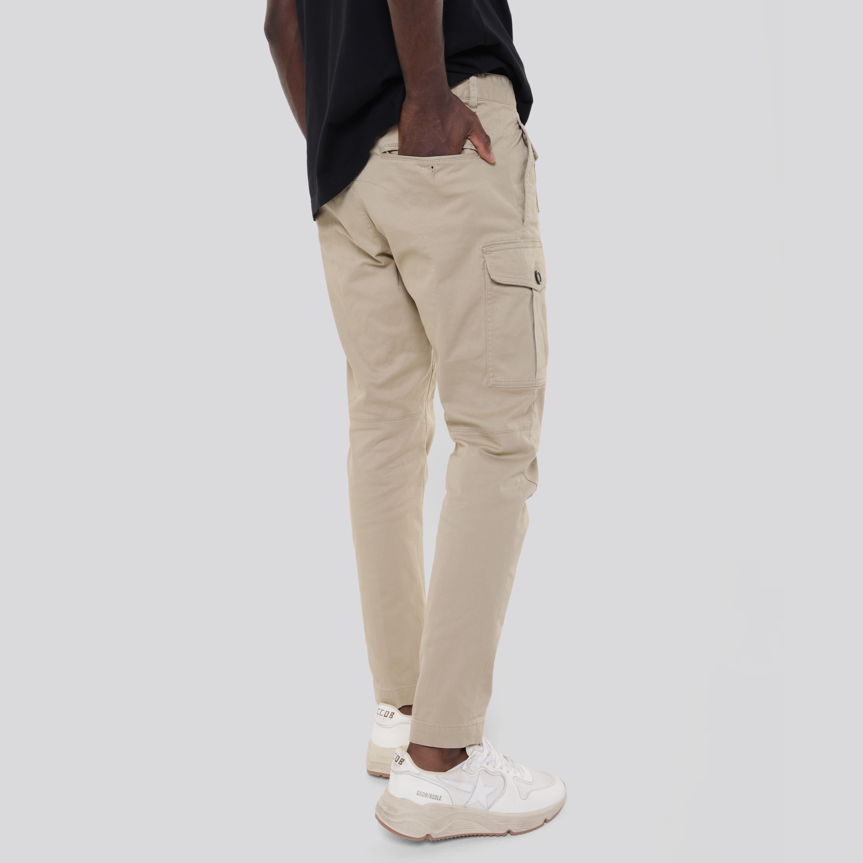 Pantalón Cargo Beige Dsquared2 Multipocket