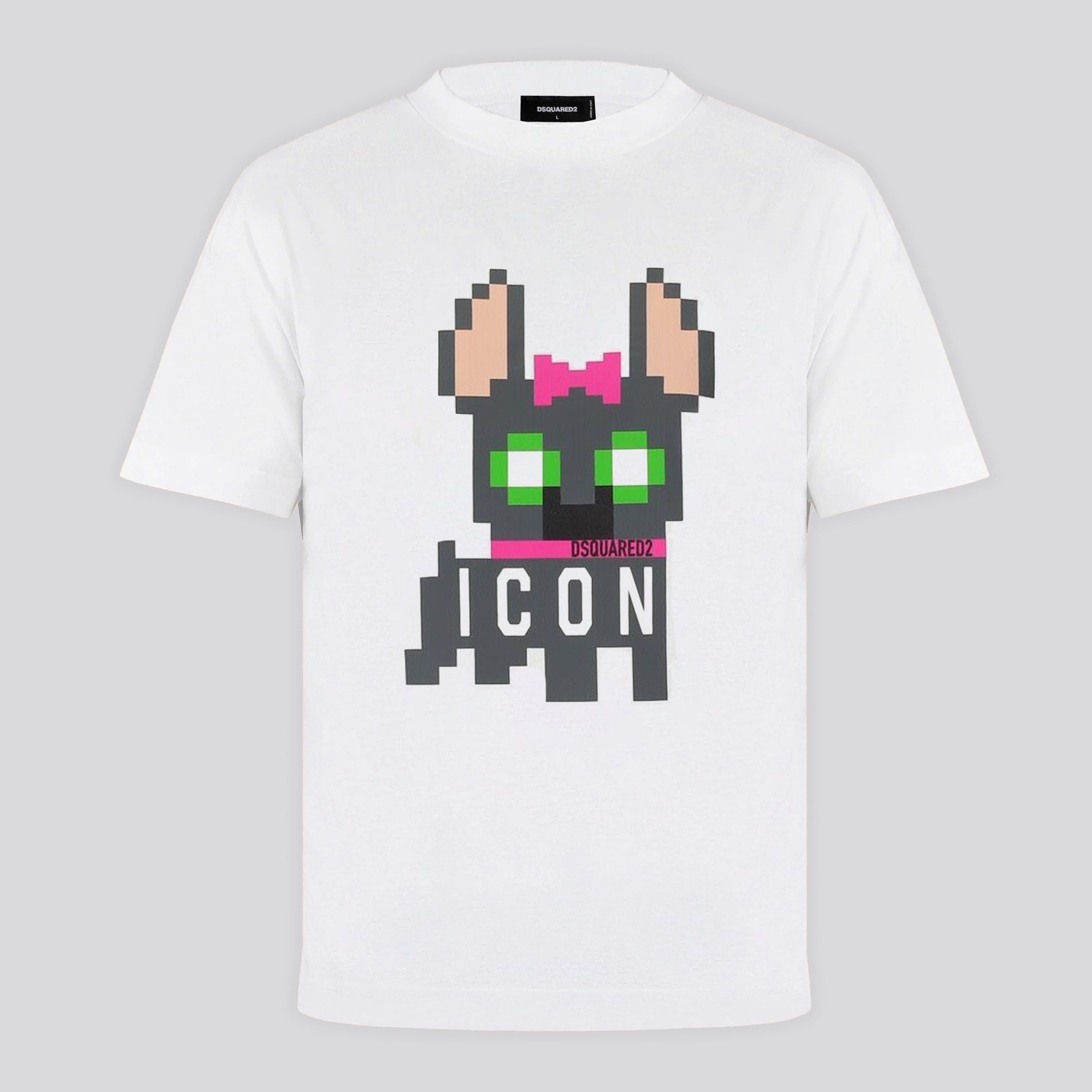 Camiseta Blanca Dsquared2 Dog Icon