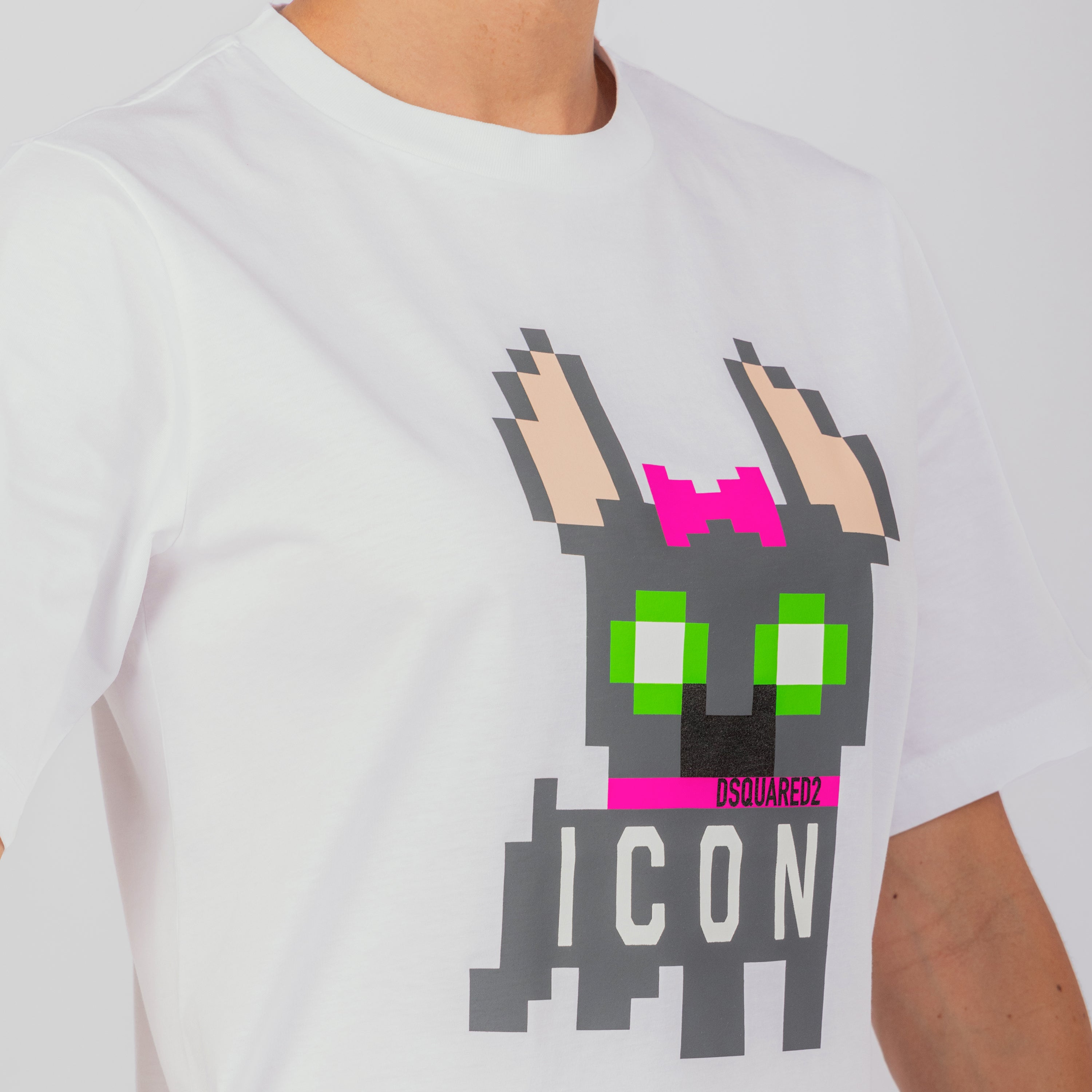 Camiseta Blanca Dsquared2 Dog Icon